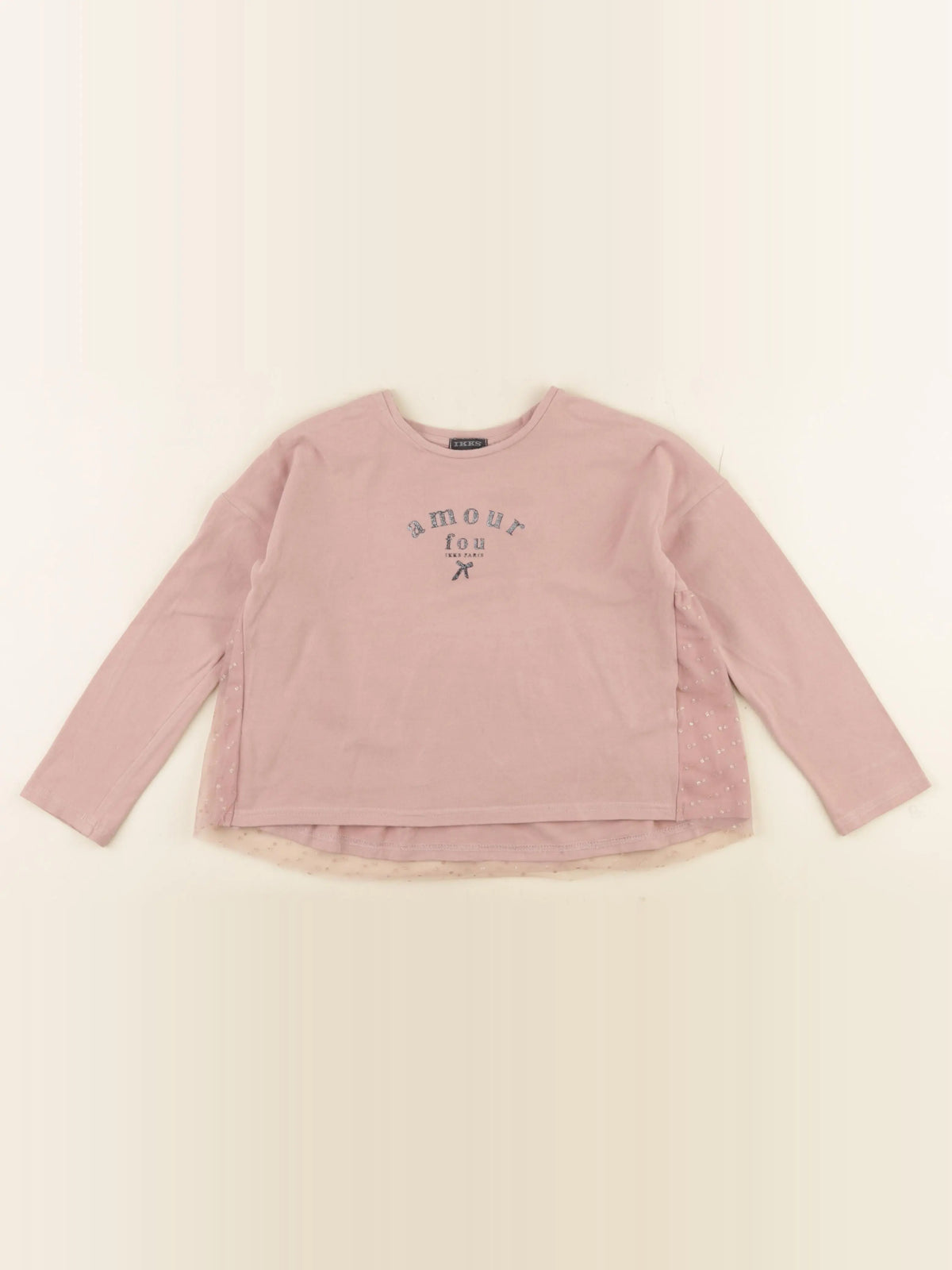IKKS - tee-shirt rose - 6 ans