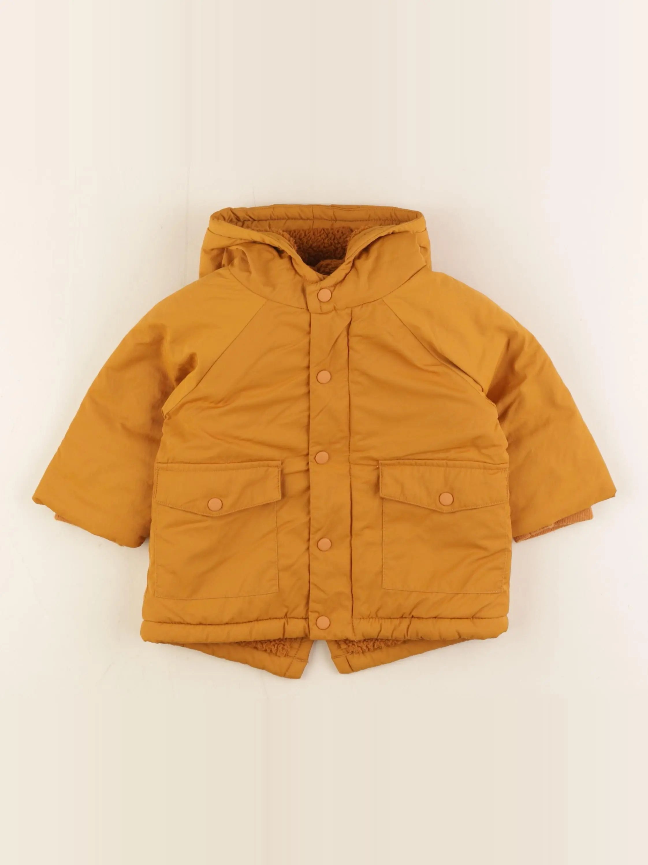 Vertbaudet - manteau marron - 9 mois