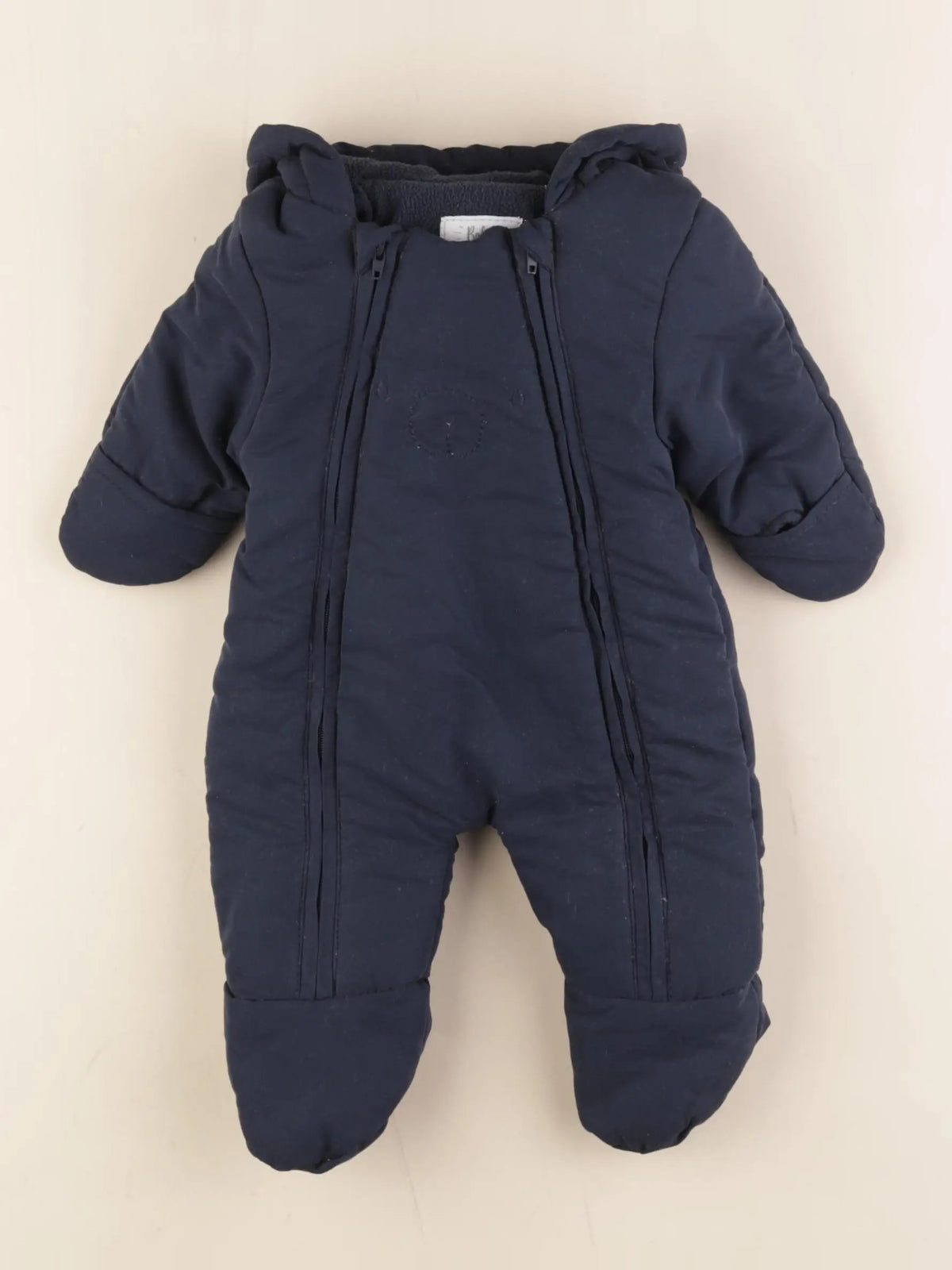 Vertbaudet - combi-pilote bleu - 0 mois