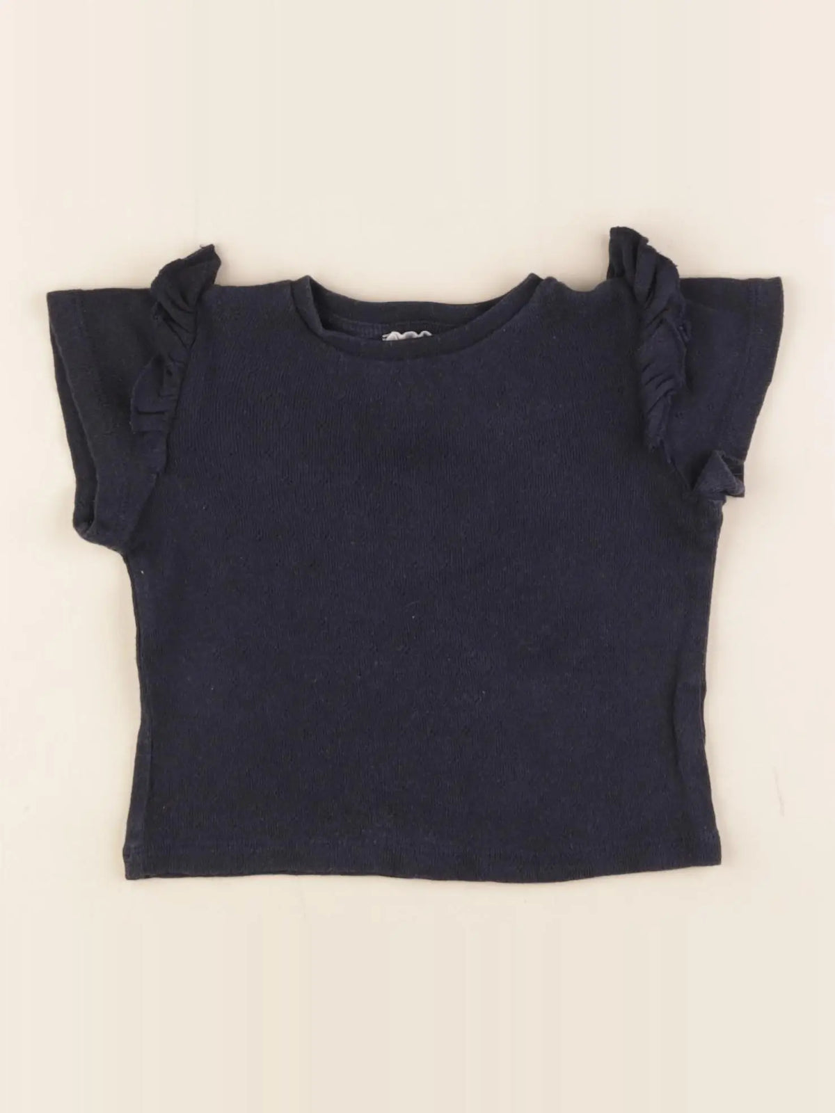 Little Cigogne - tee-shirt bleu - 9 mois