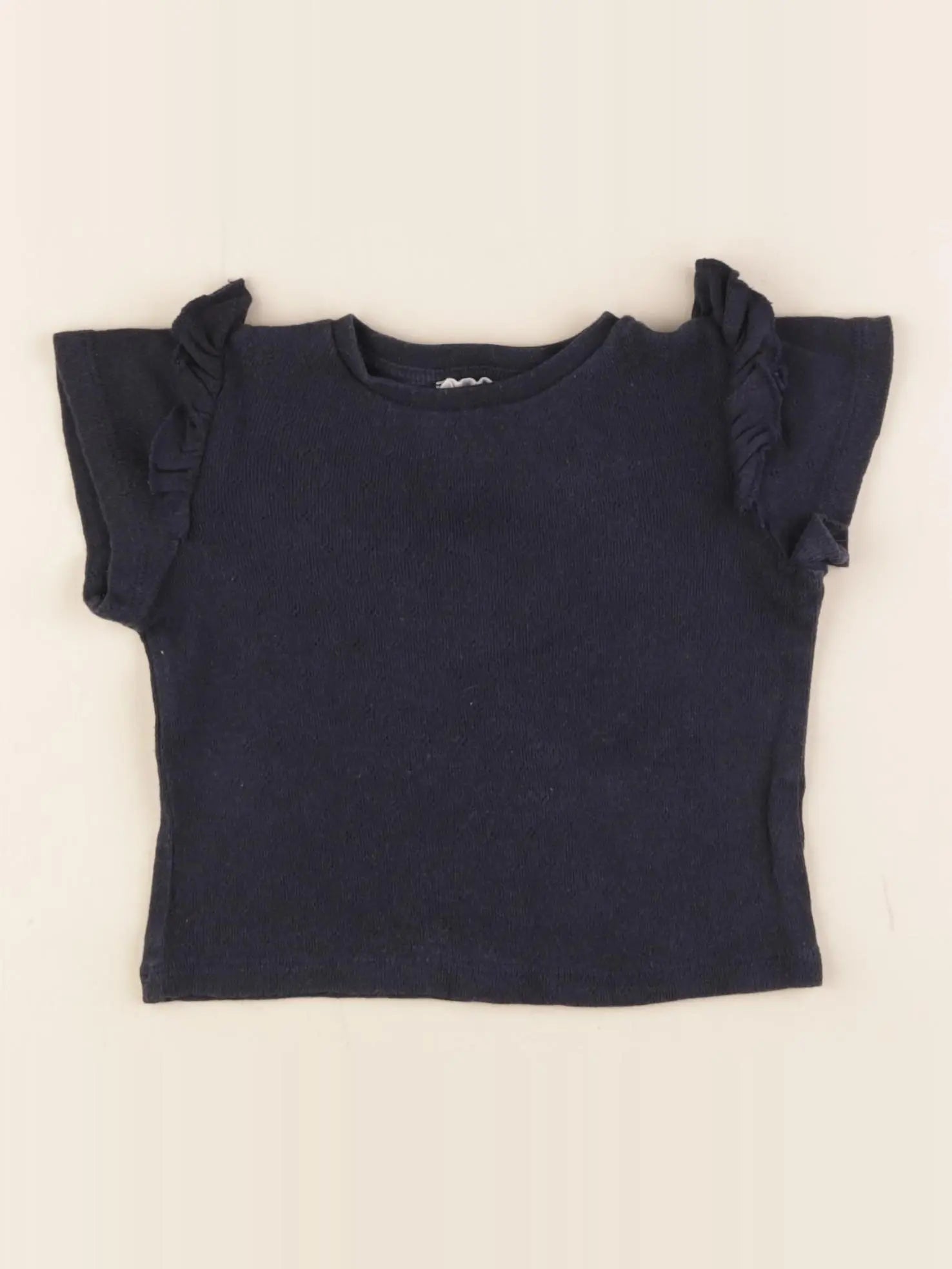 Little Cigogne - tee-shirt bleu - 9 mois