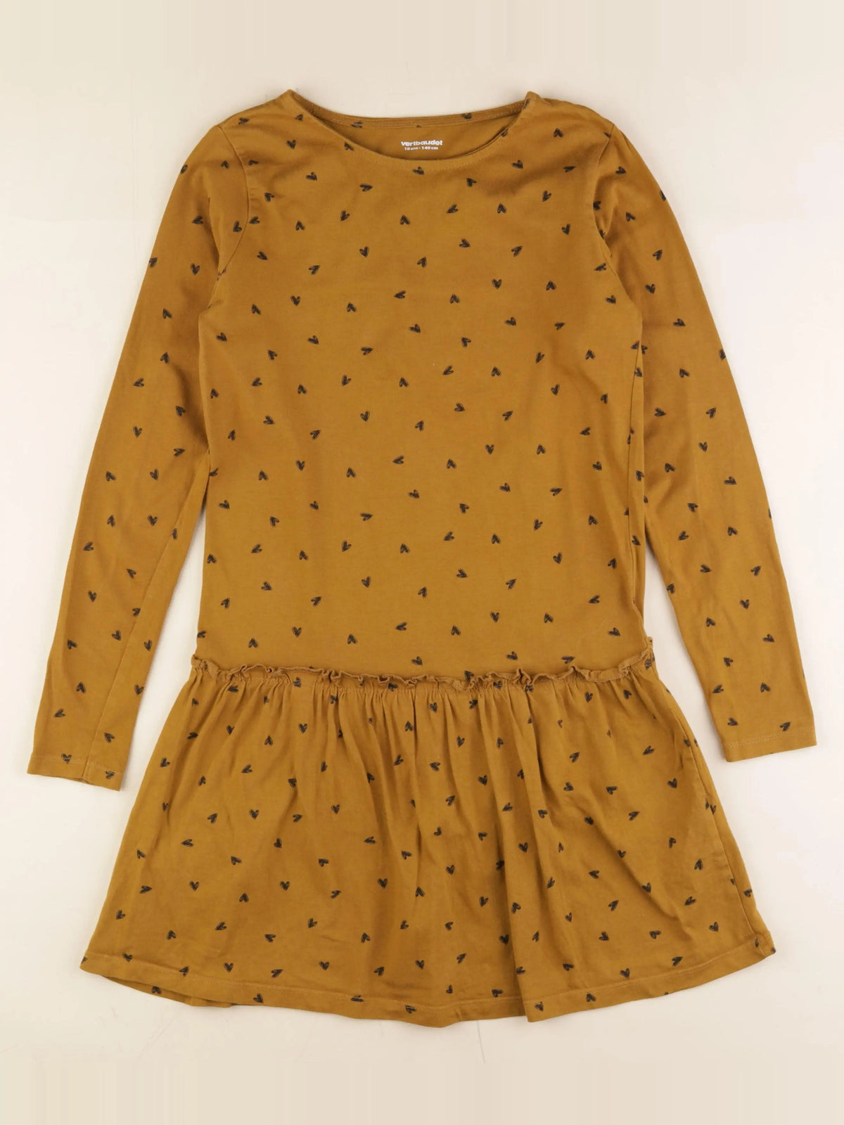 Vertbaudet - robe jaune - 10 ans