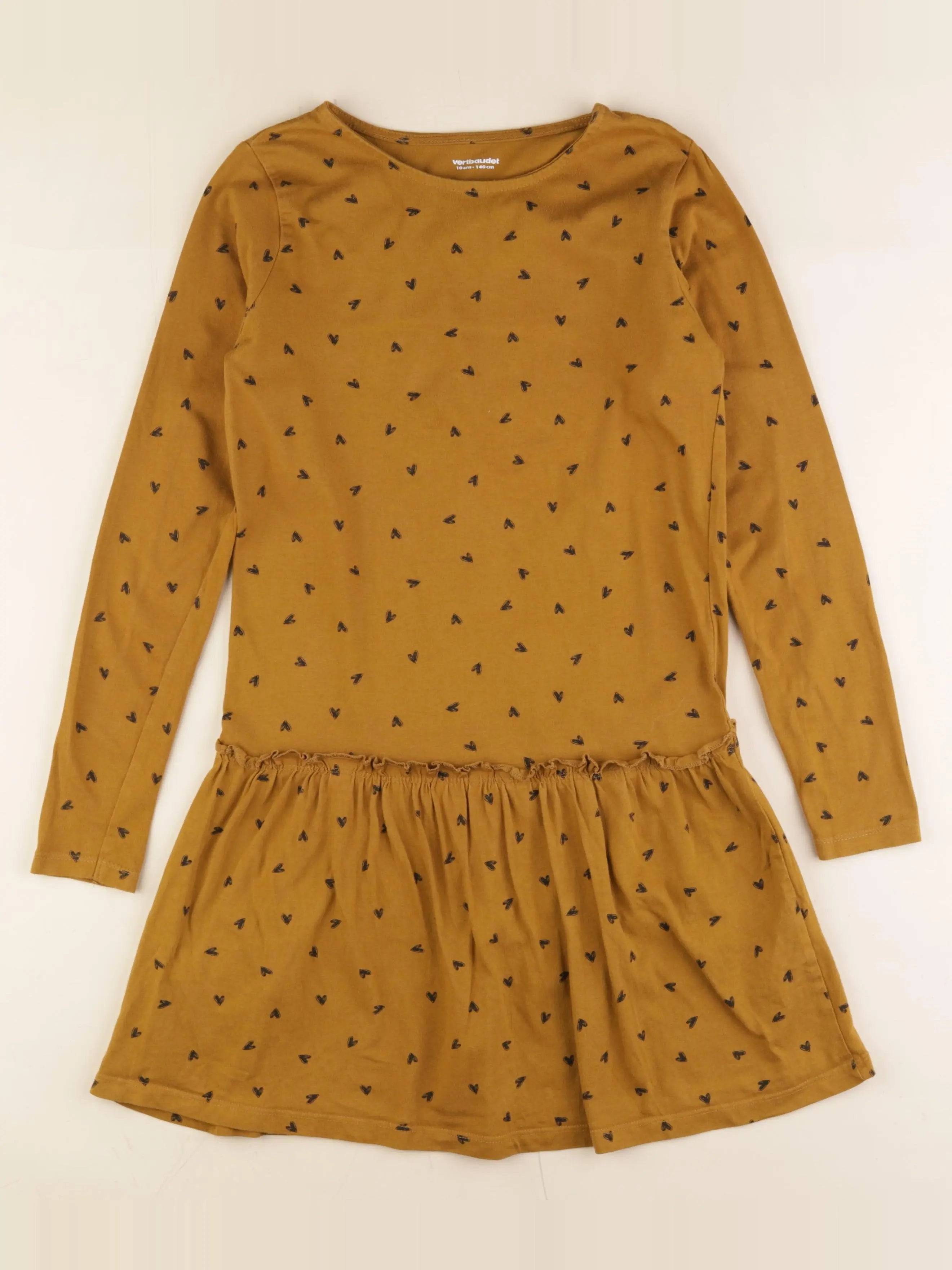 Vertbaudet - robe jaune - 10 ans