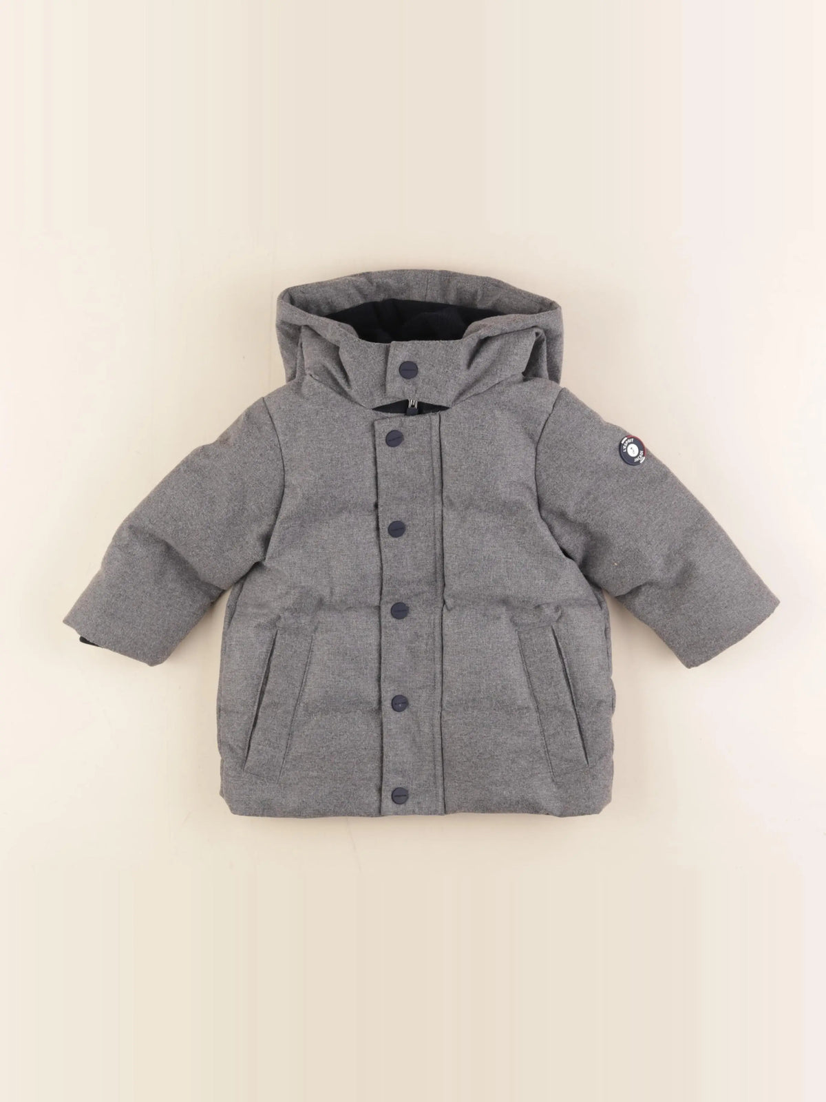 Jacadi - manteau gris - 12 mois