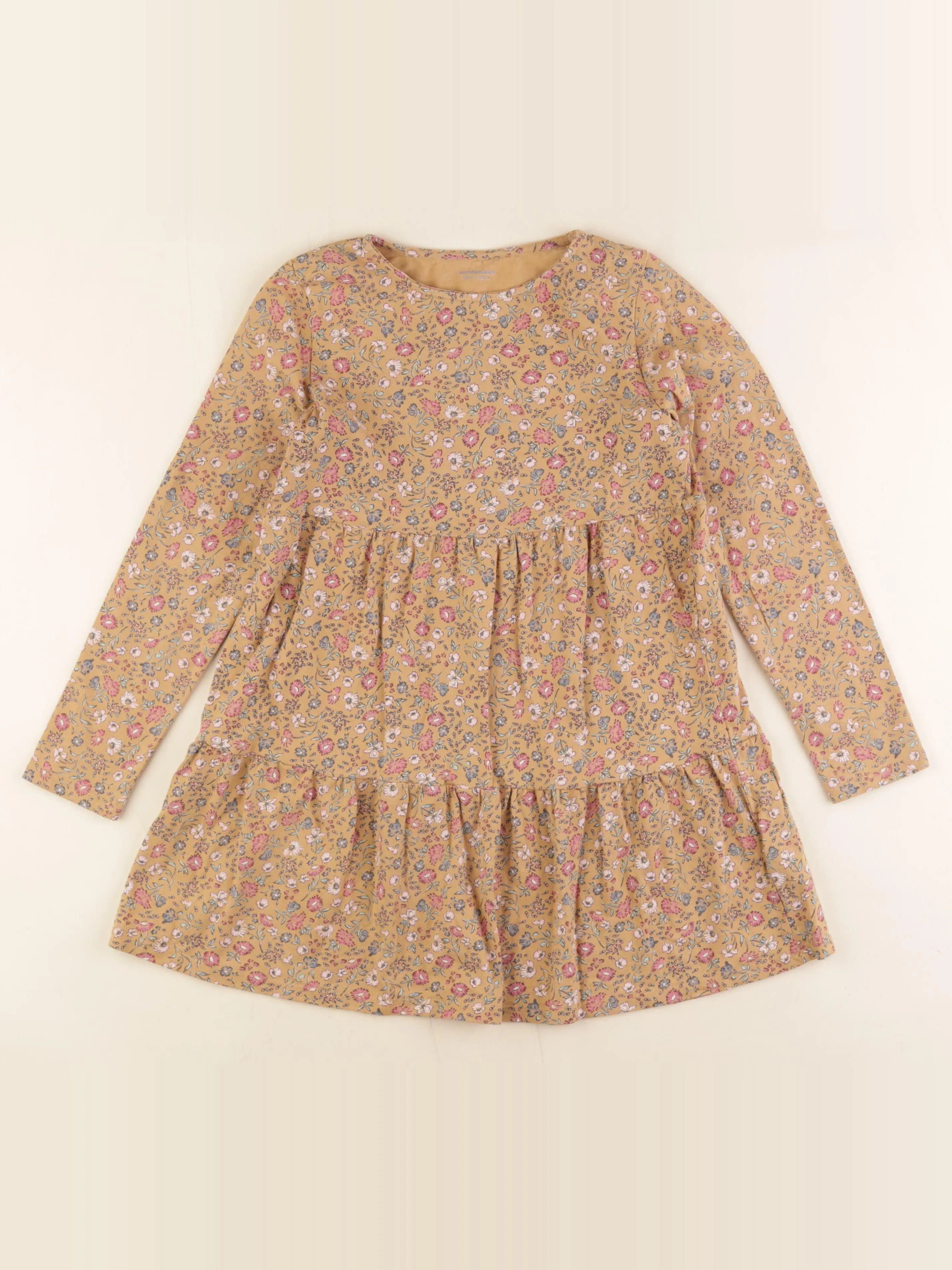 Vertbaudet - robe jaune - 8 ans