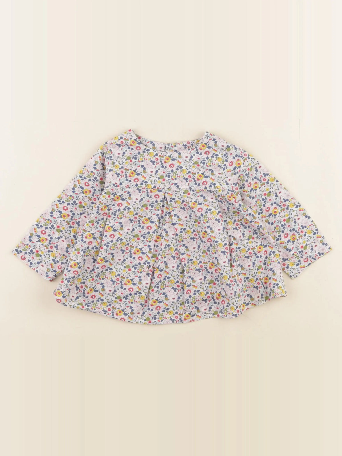 Jacadi - blouse liberty multicolore - 6 mois