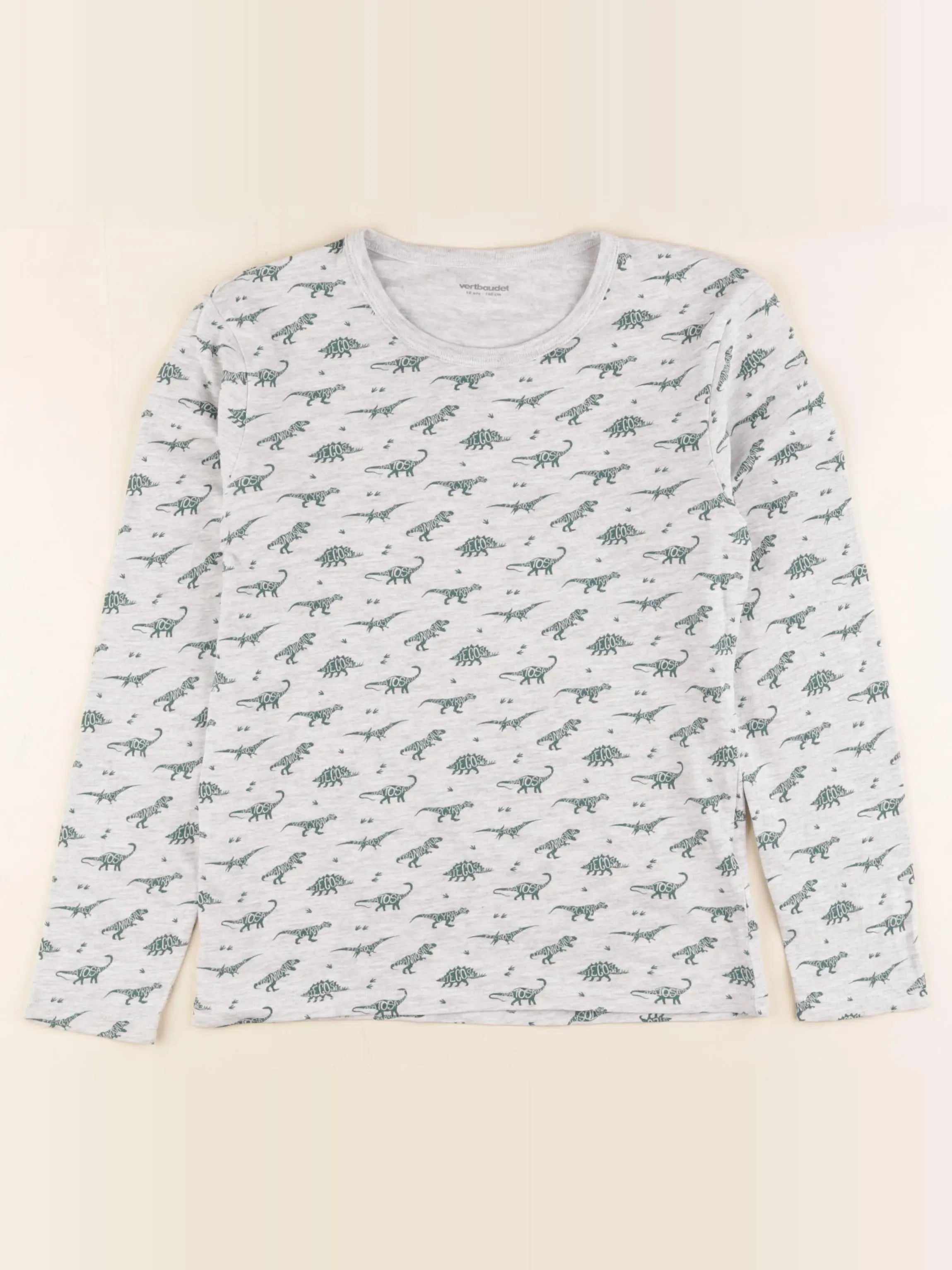 Vertbaudet - maillot de corps gris - 10 ans