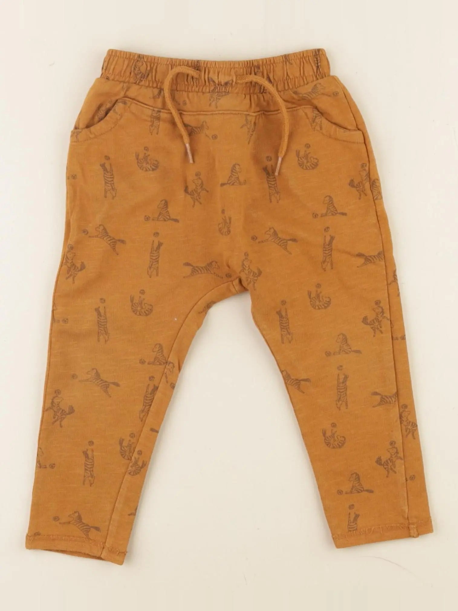 Vertbaudet - pantalon marron - 12 mois