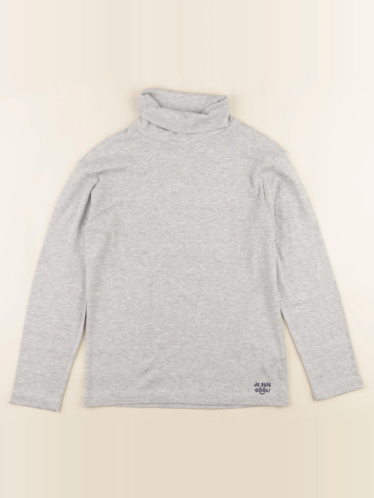 Vertbaudet - sous-pull gris - 10 ans