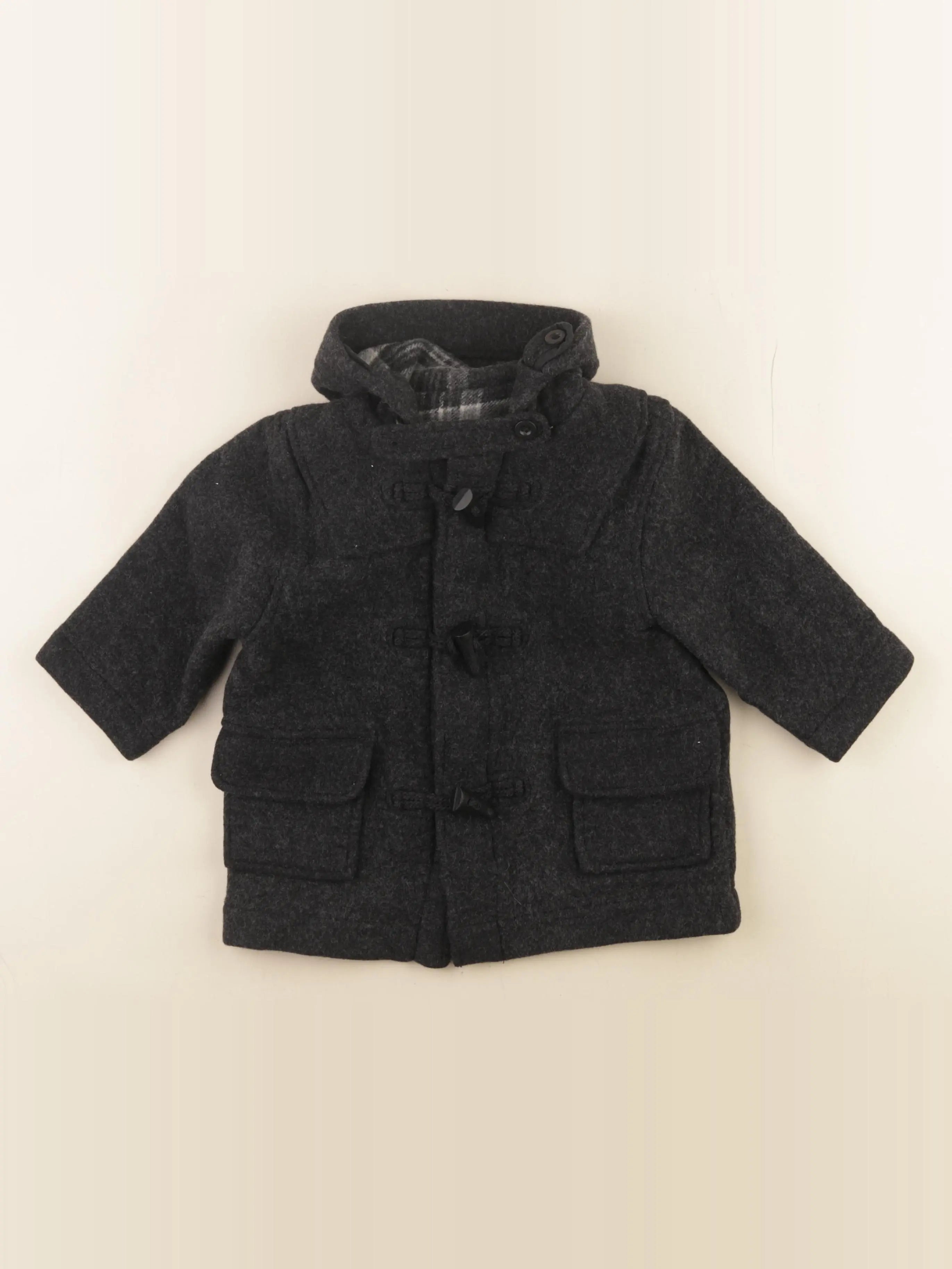 Marks & Spencer - manteau gris - 12/18 mois