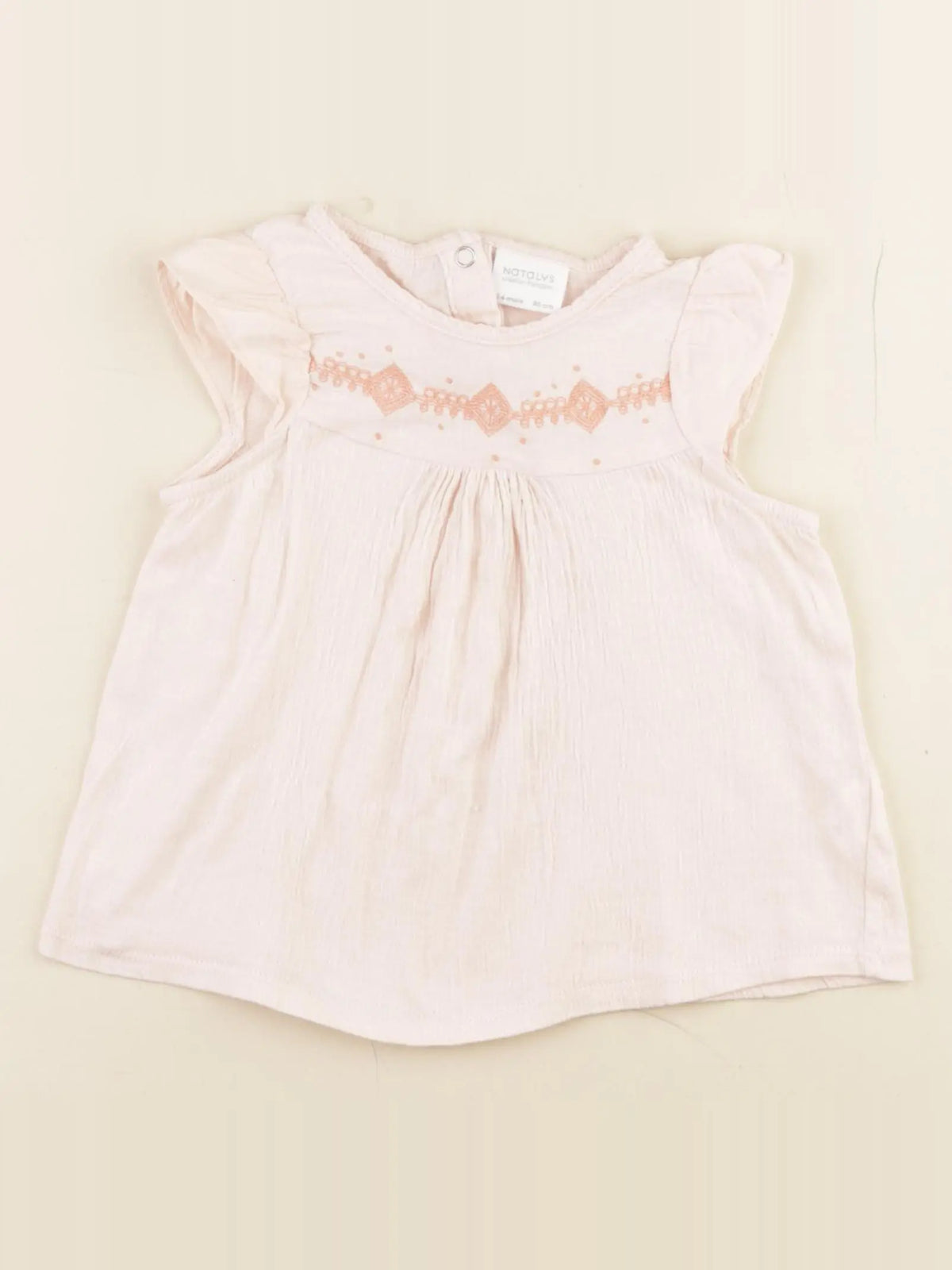 Natalys - blouse rose - 24 mois