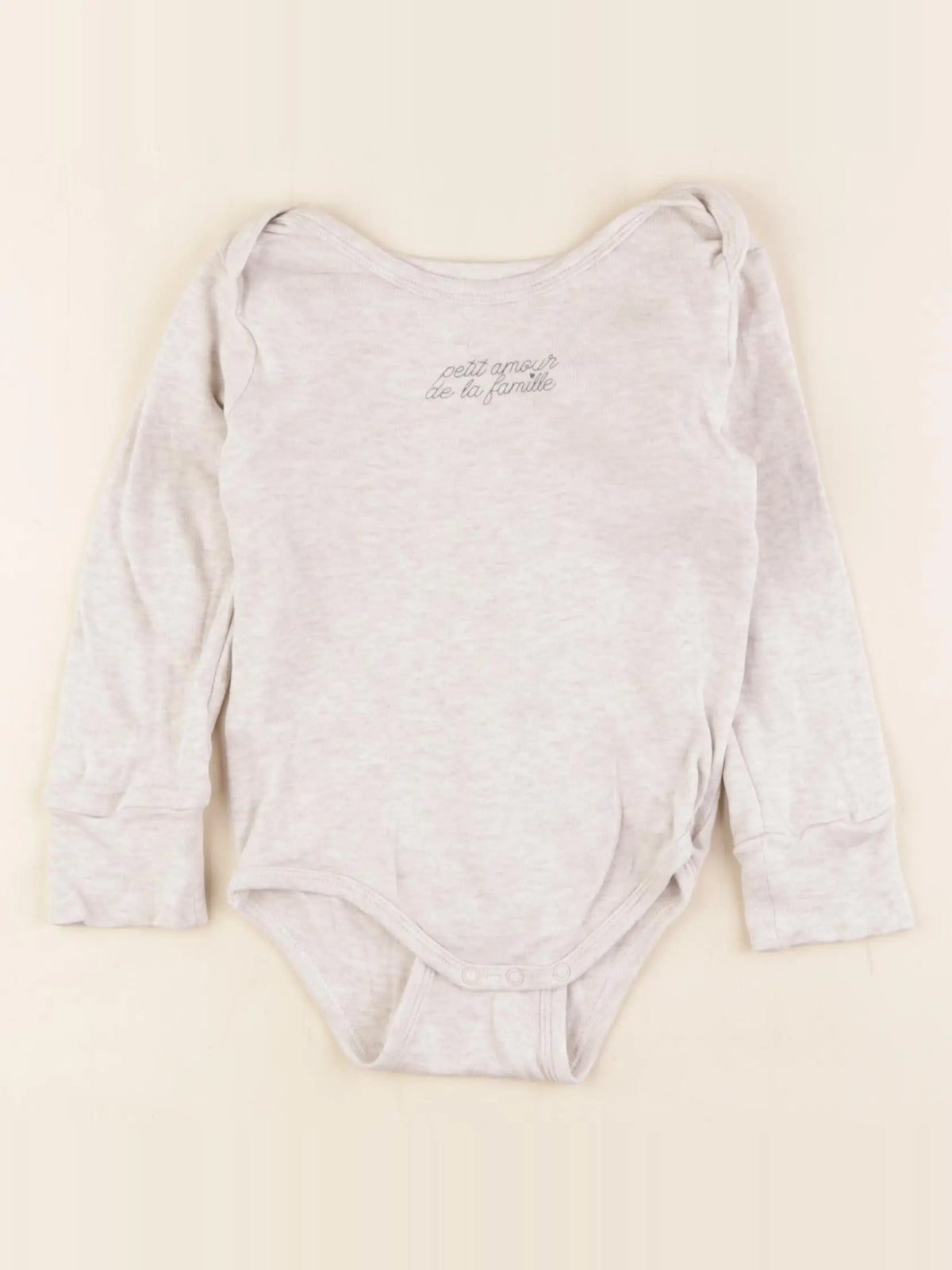Vertbaudet - body beige - 24 mois