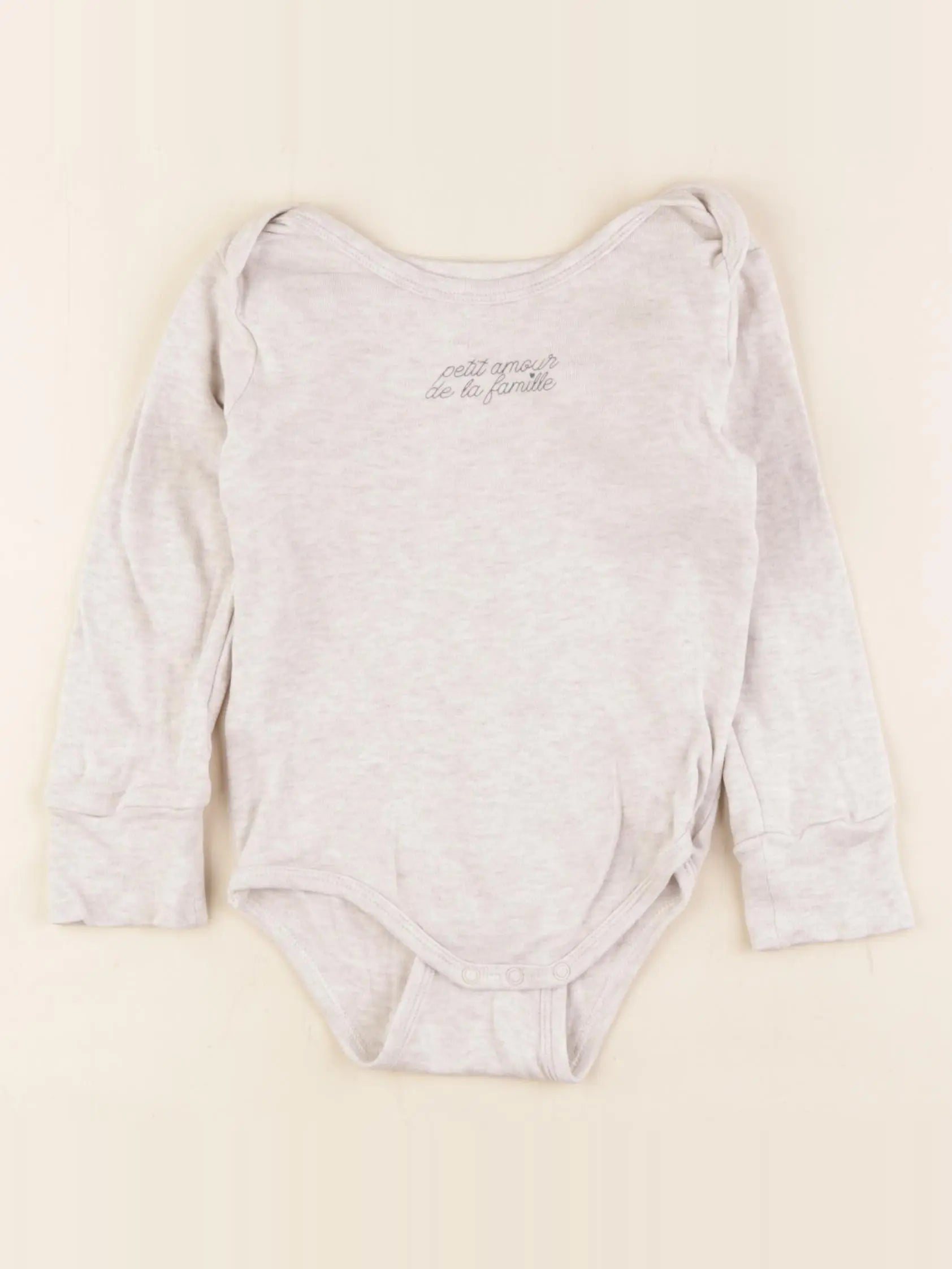Vertbaudet - body beige - 24 mois