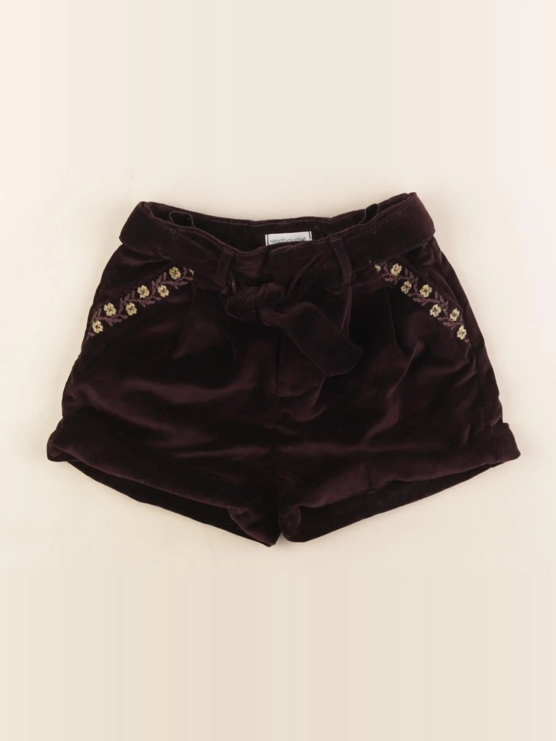Vertbaudet - short rouge - 5 ans