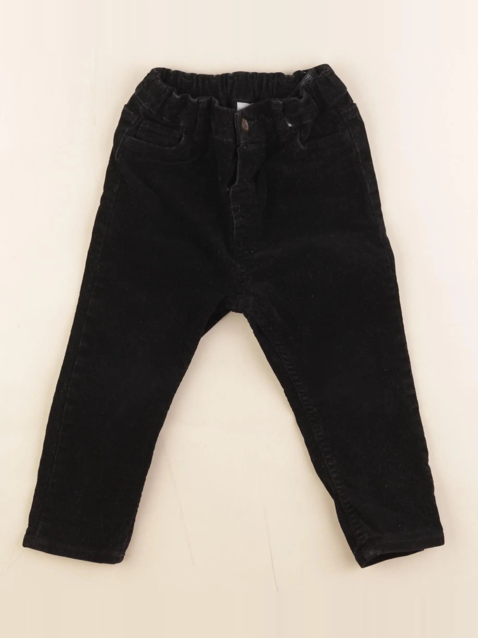 H&M - pantalon noir - 18/24 mois