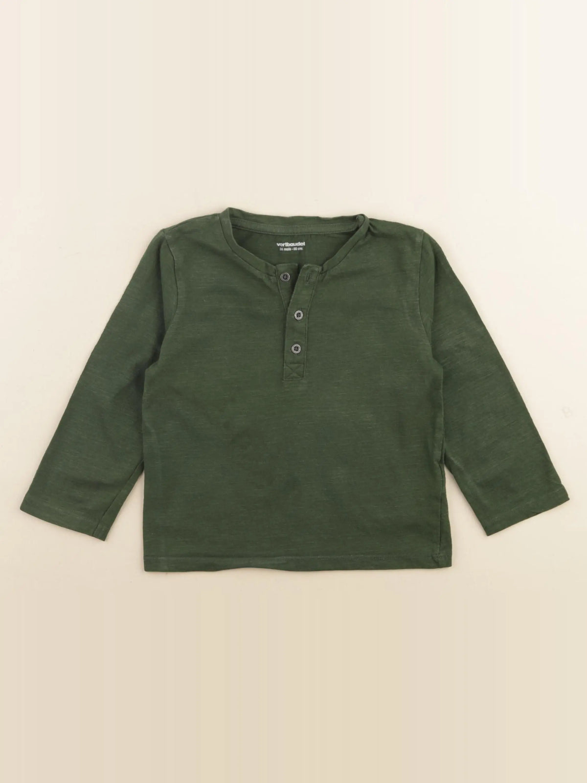 Vertbaudet - tee-shirt vert - 24 mois