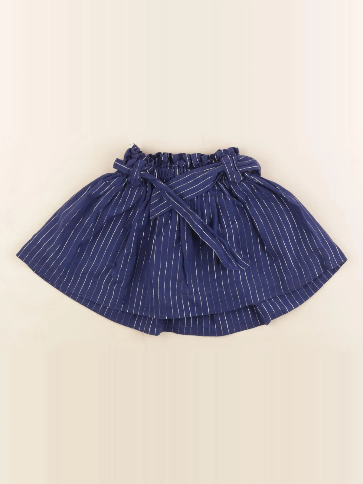 Vertbaudet - jupe bleu, argent - 18 mois