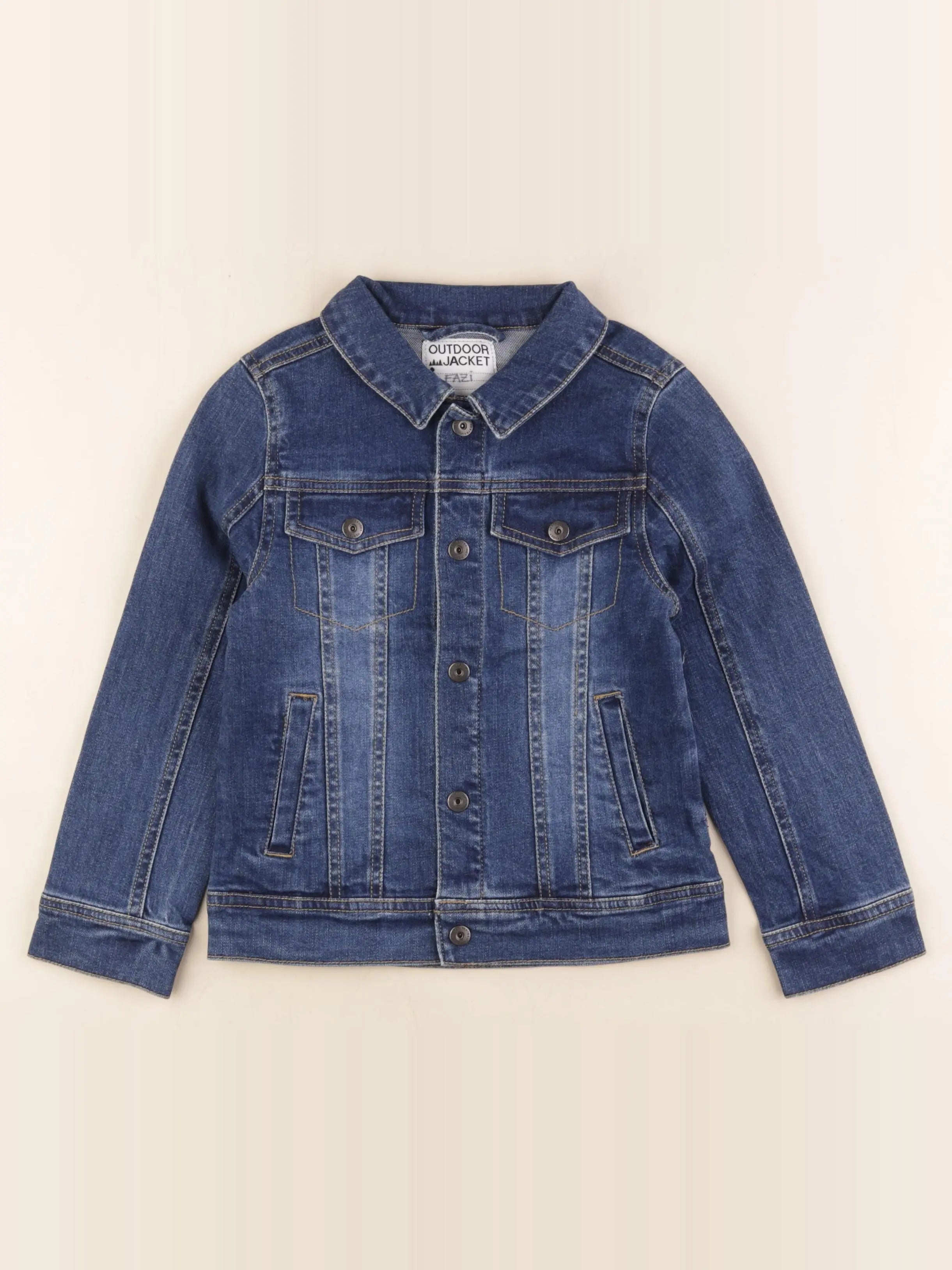 Vertbaudet - veste bleu - 6 ans