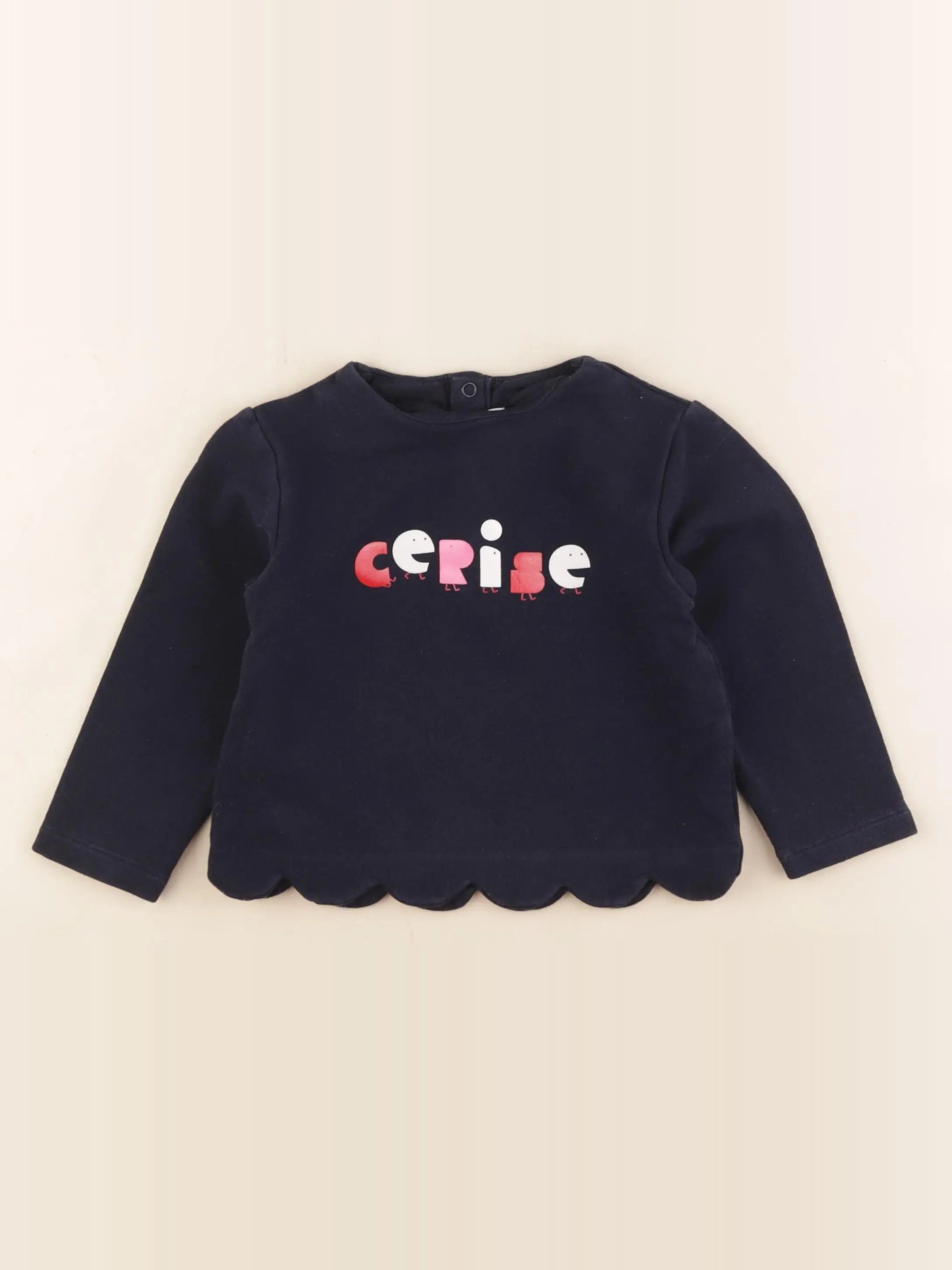 Jacadi - sweat bleu - 24 mois