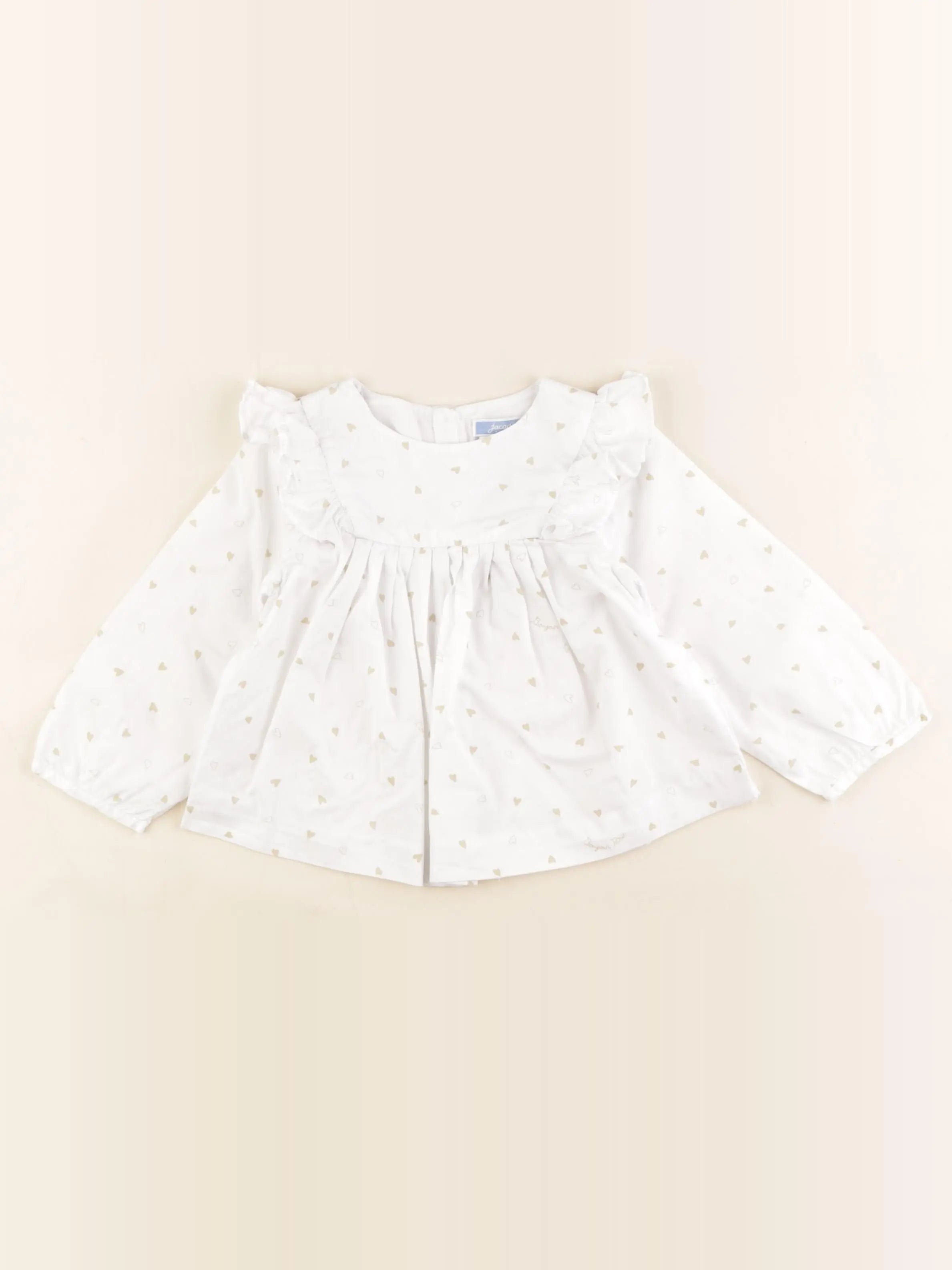 Jacadi - blouse blanc - 24 mois