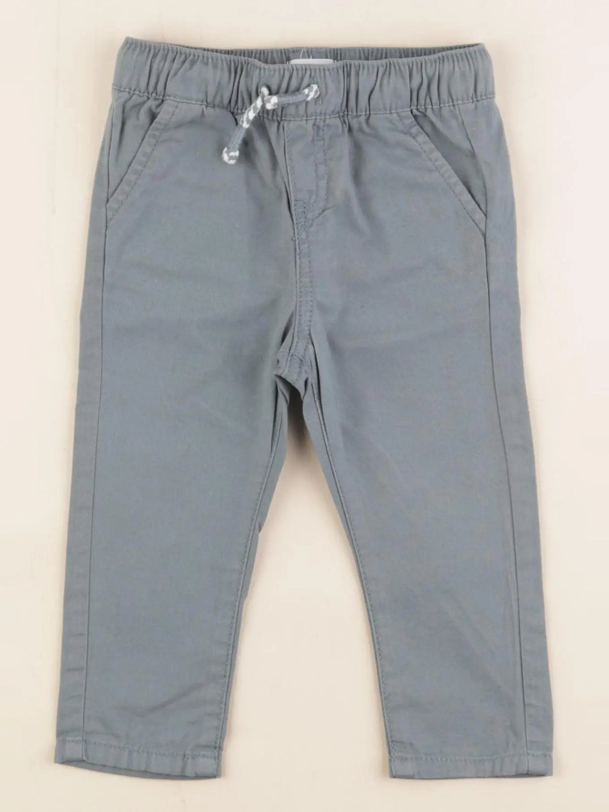 Vertbaudet - pantalon bleu - 9 mois