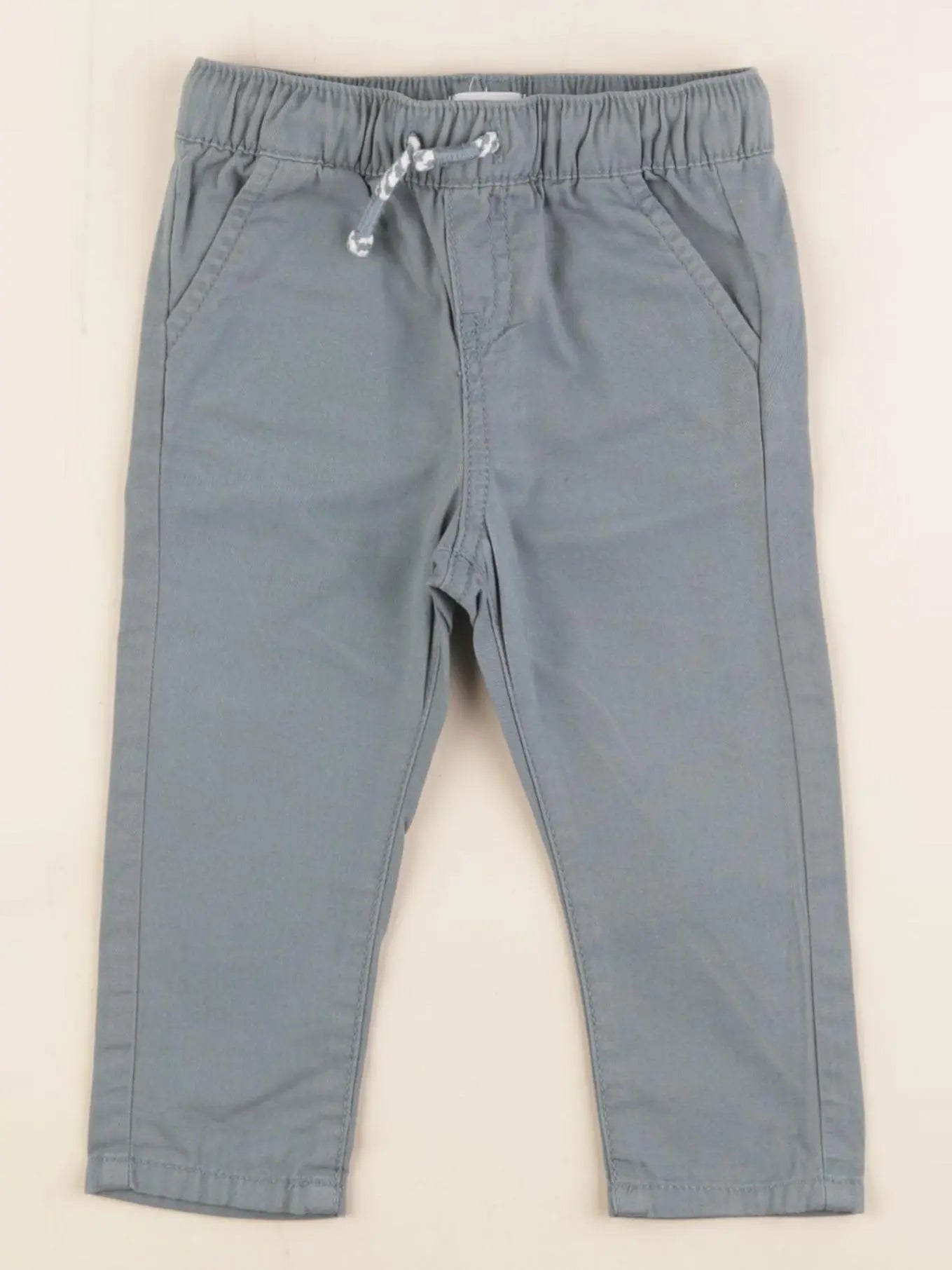 Vertbaudet - pantalon bleu - 9 mois