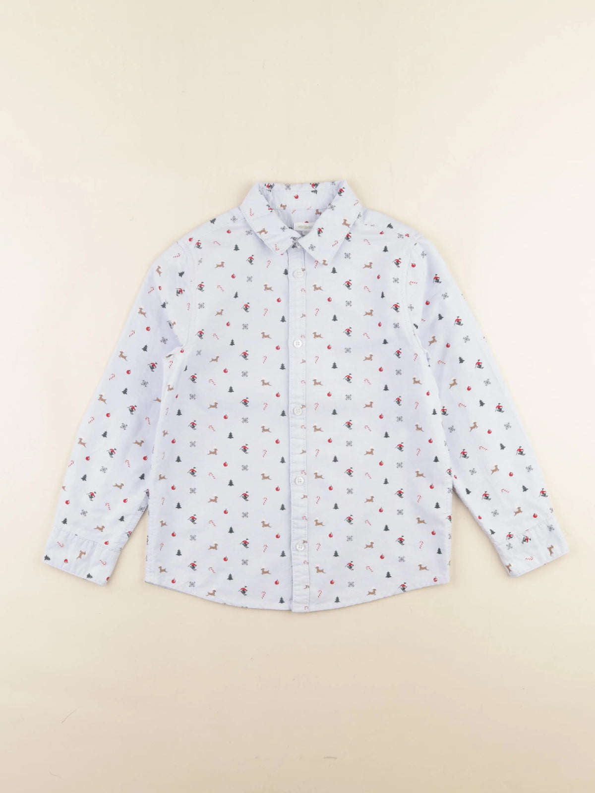 Vertbaudet - chemise bleu - 8 ans