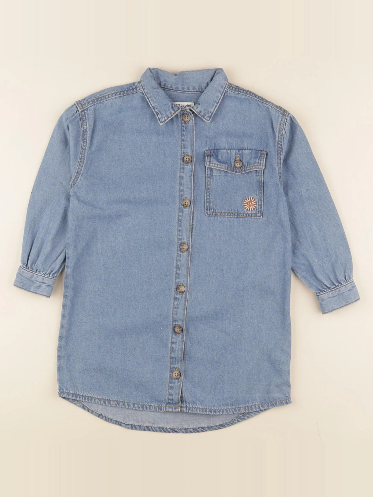 Vertbaudet - robe bleu - 6 ans