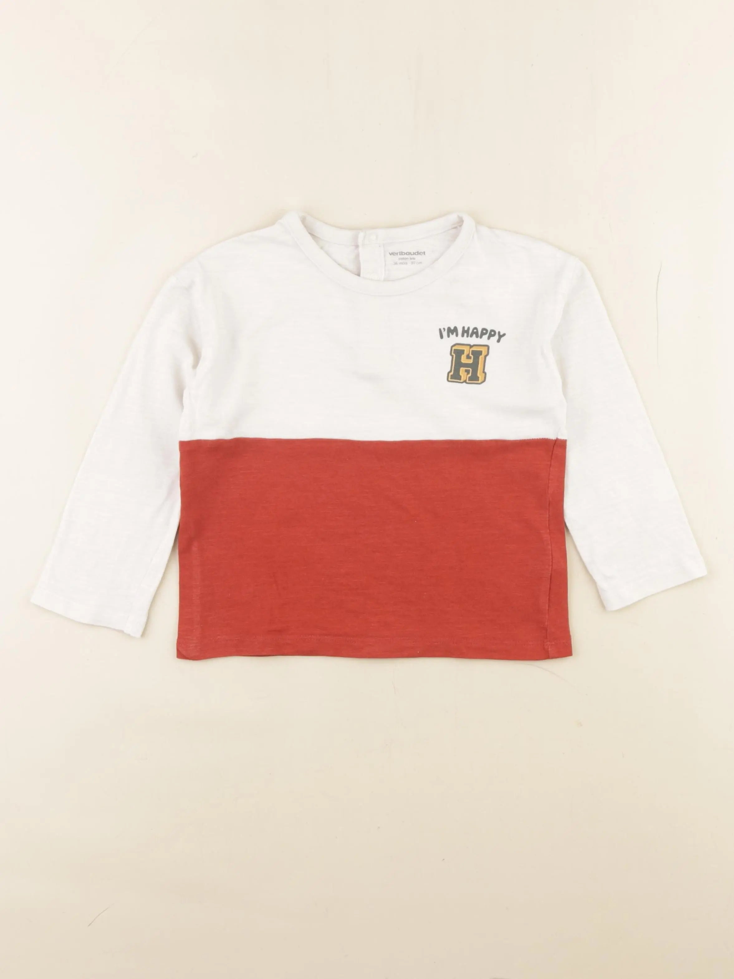 Vertbaudet - tee-shirt multicolore - 36 mois