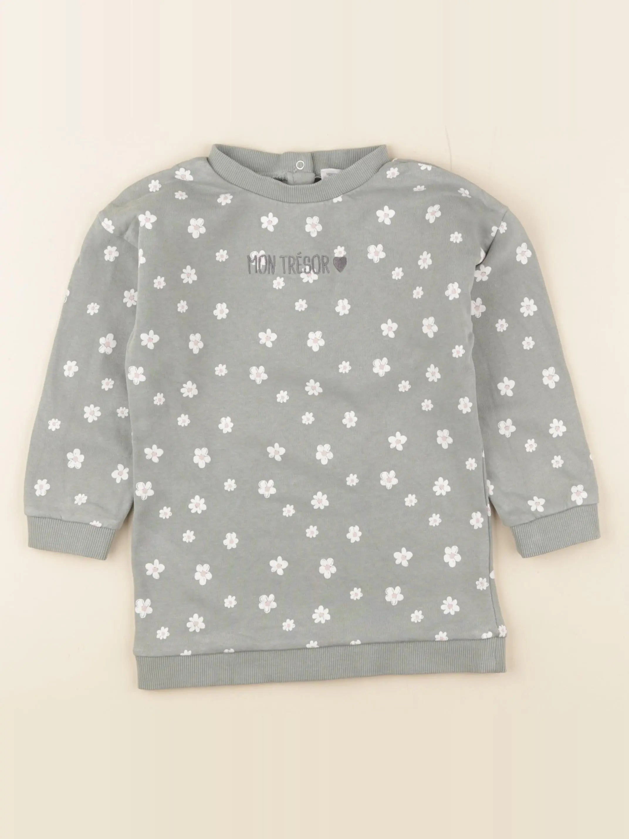Vertbaudet - robe vert - 36 mois