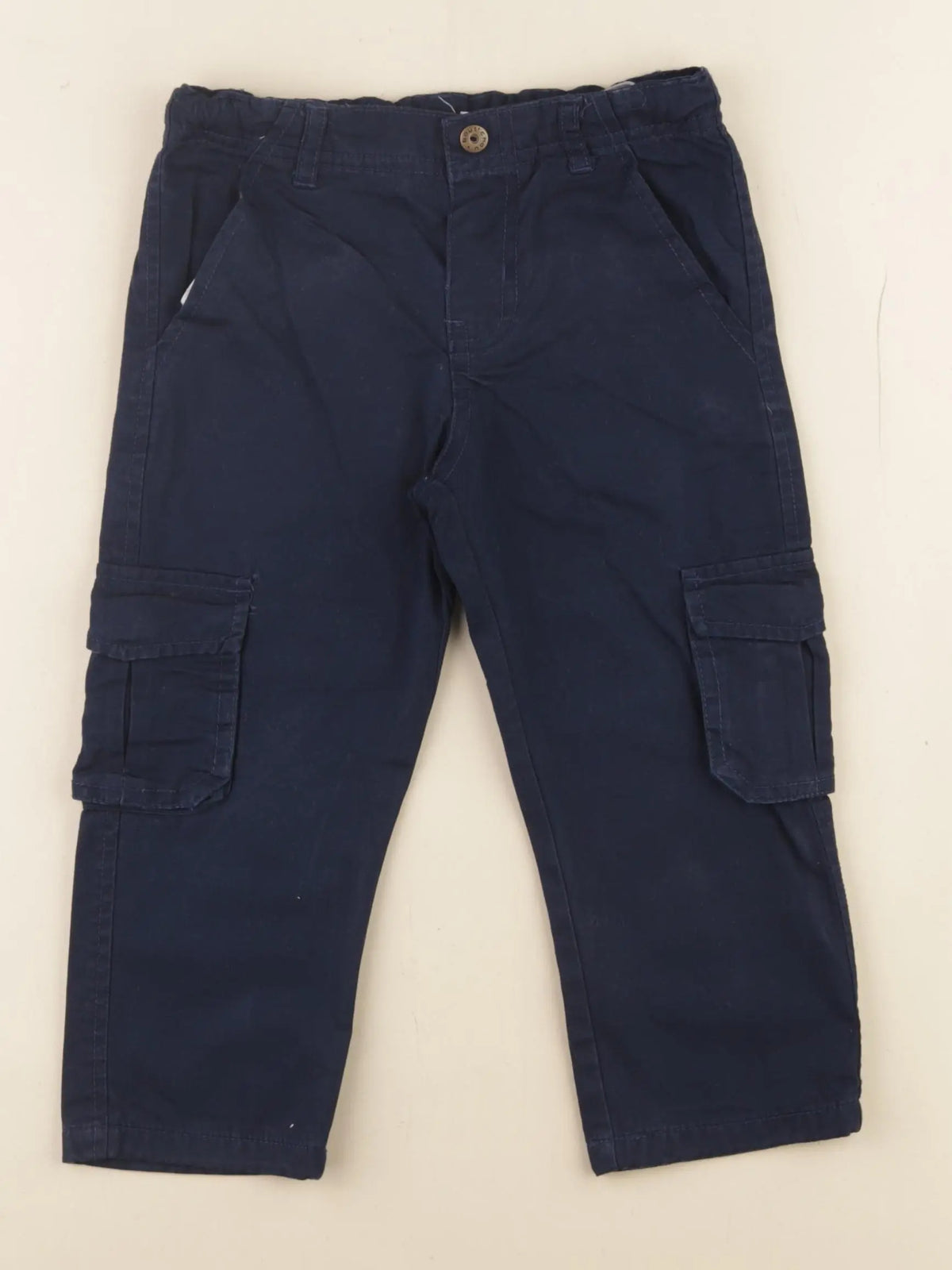 Boutchou - pantalon doublé bleu - 24 mois