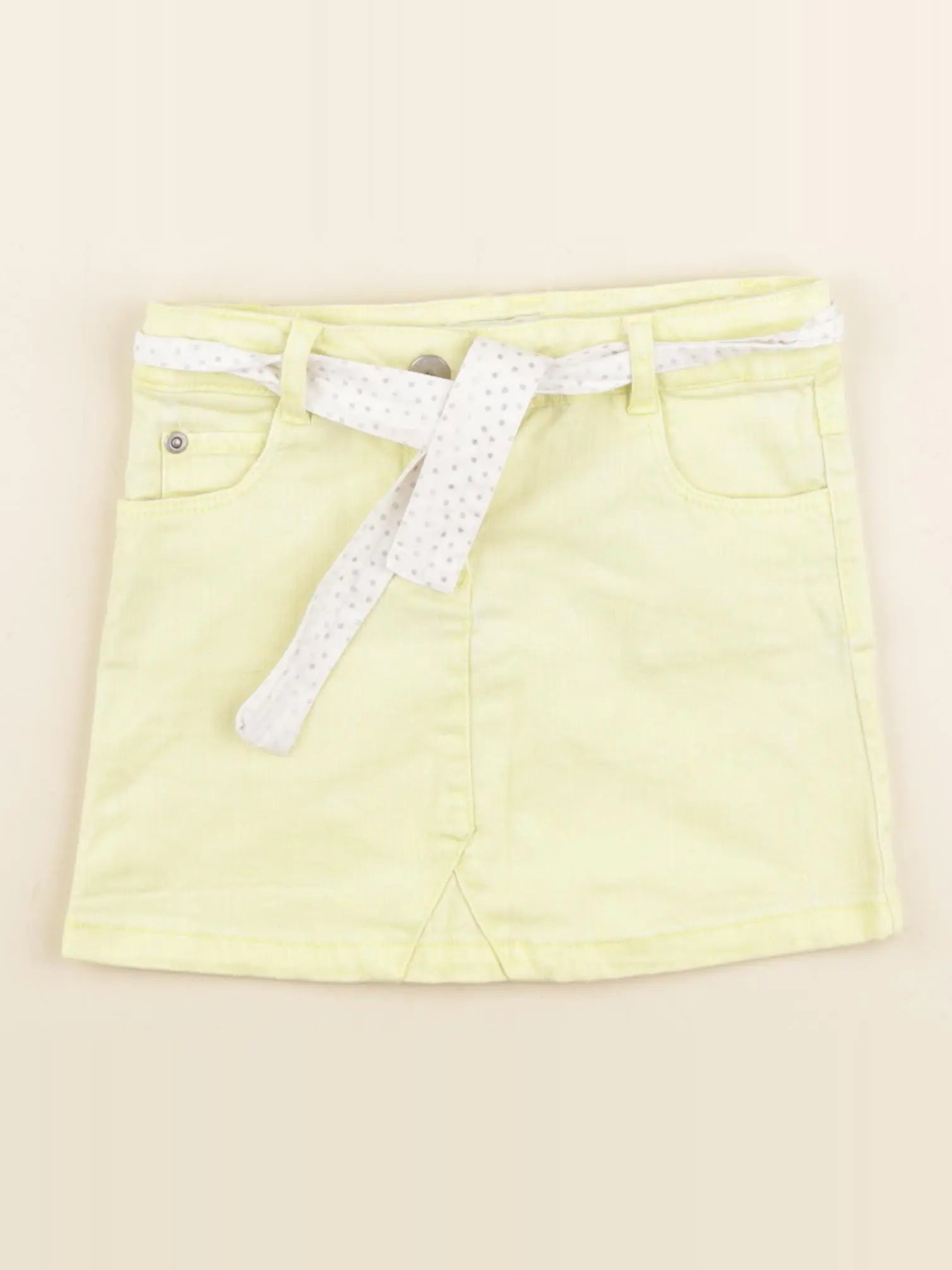 Vertbaudet - jupe jaune - 4 ans