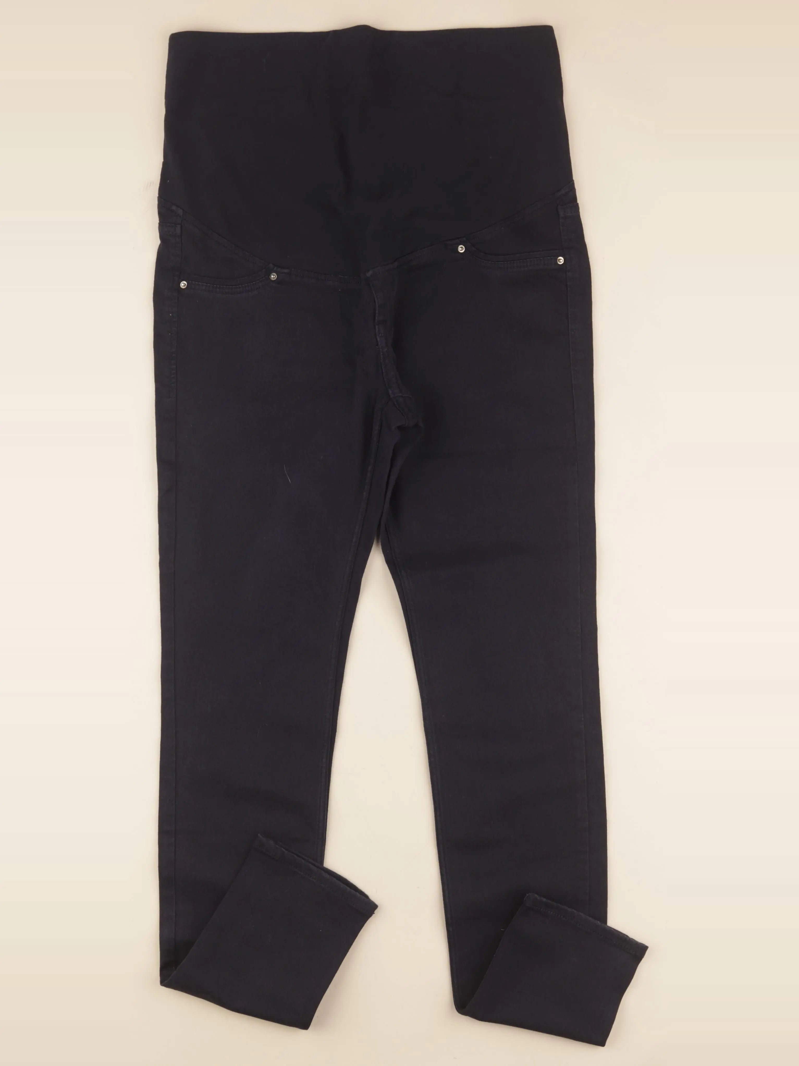 H&M - pantalon grossesse bleu - 42