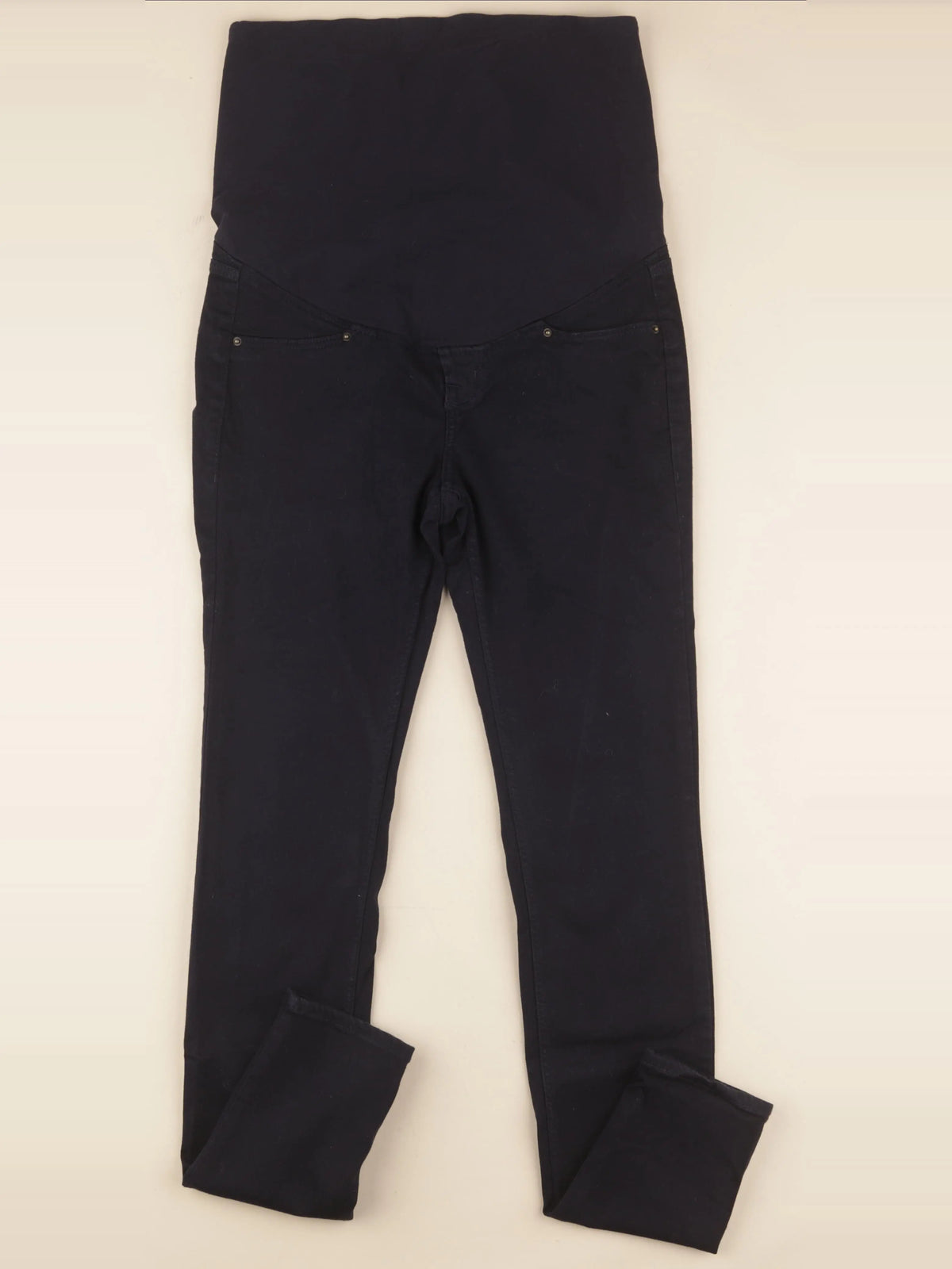 H&M - pantalon grossesse bleu - 38