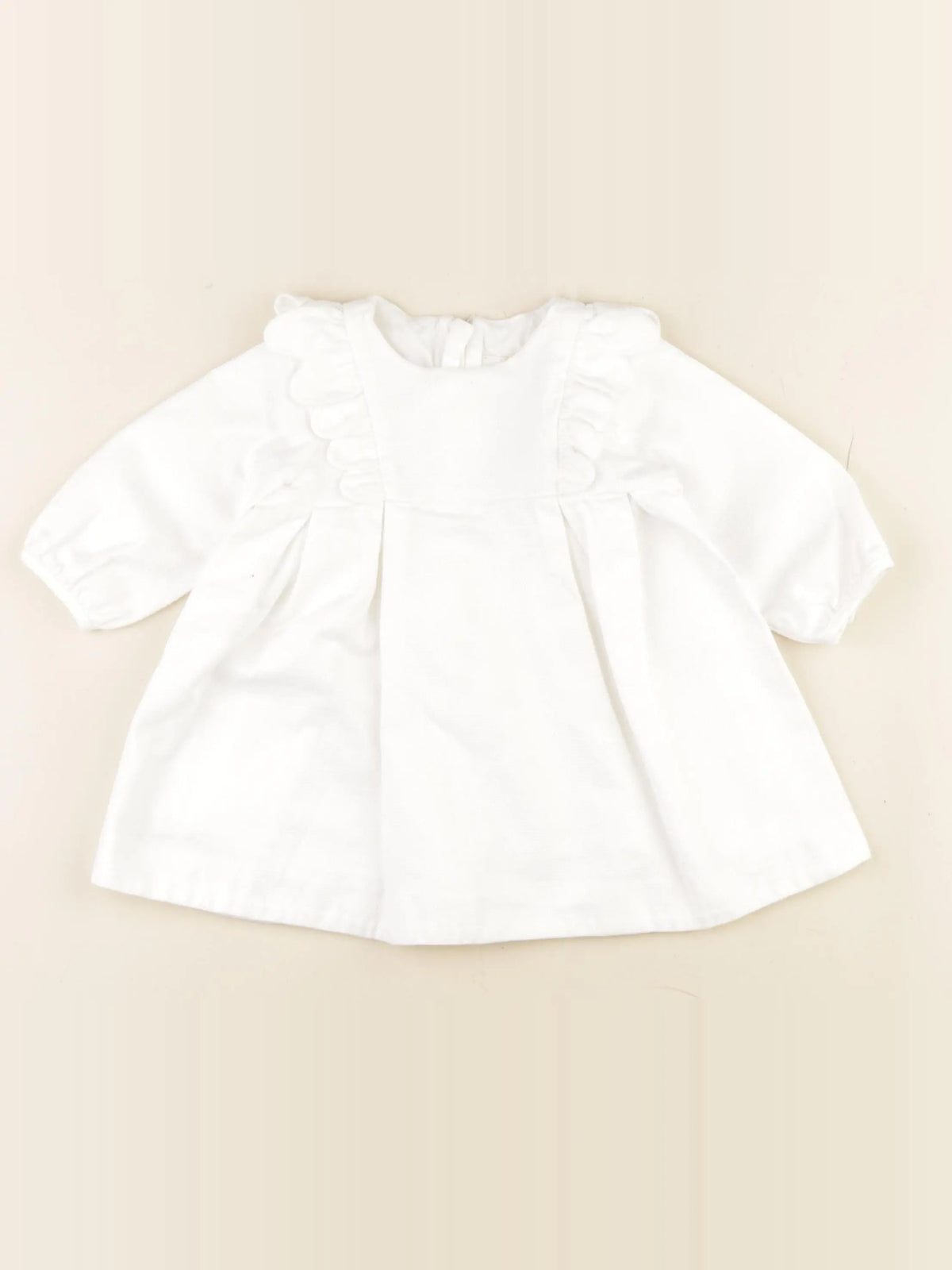 Jacadi - robe blanc - 6 mois