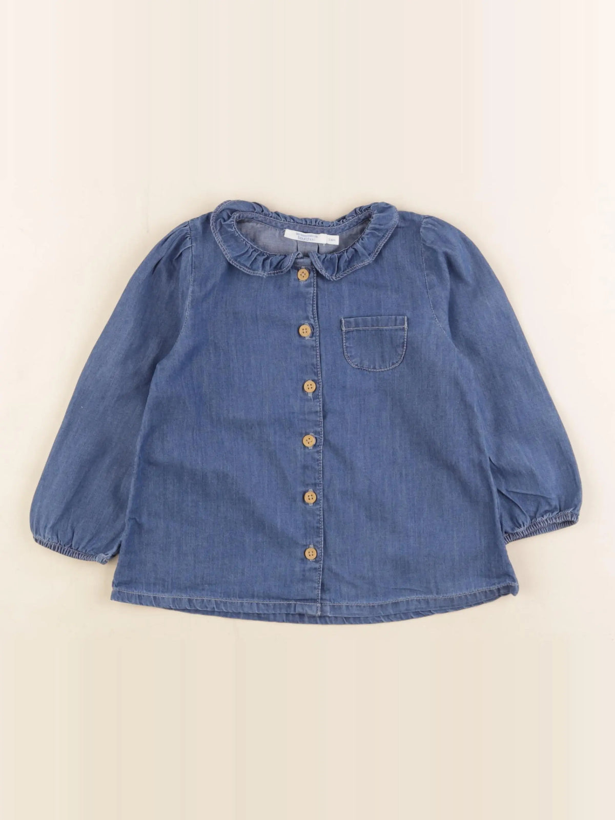 Boutchou - blouse bleu - 24 mois