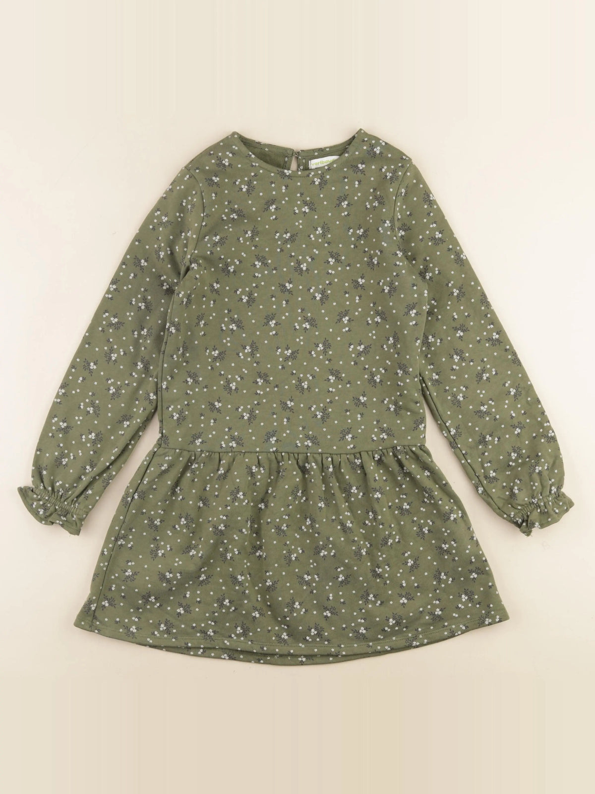 Vertbaudet - robe vert - 8 ans