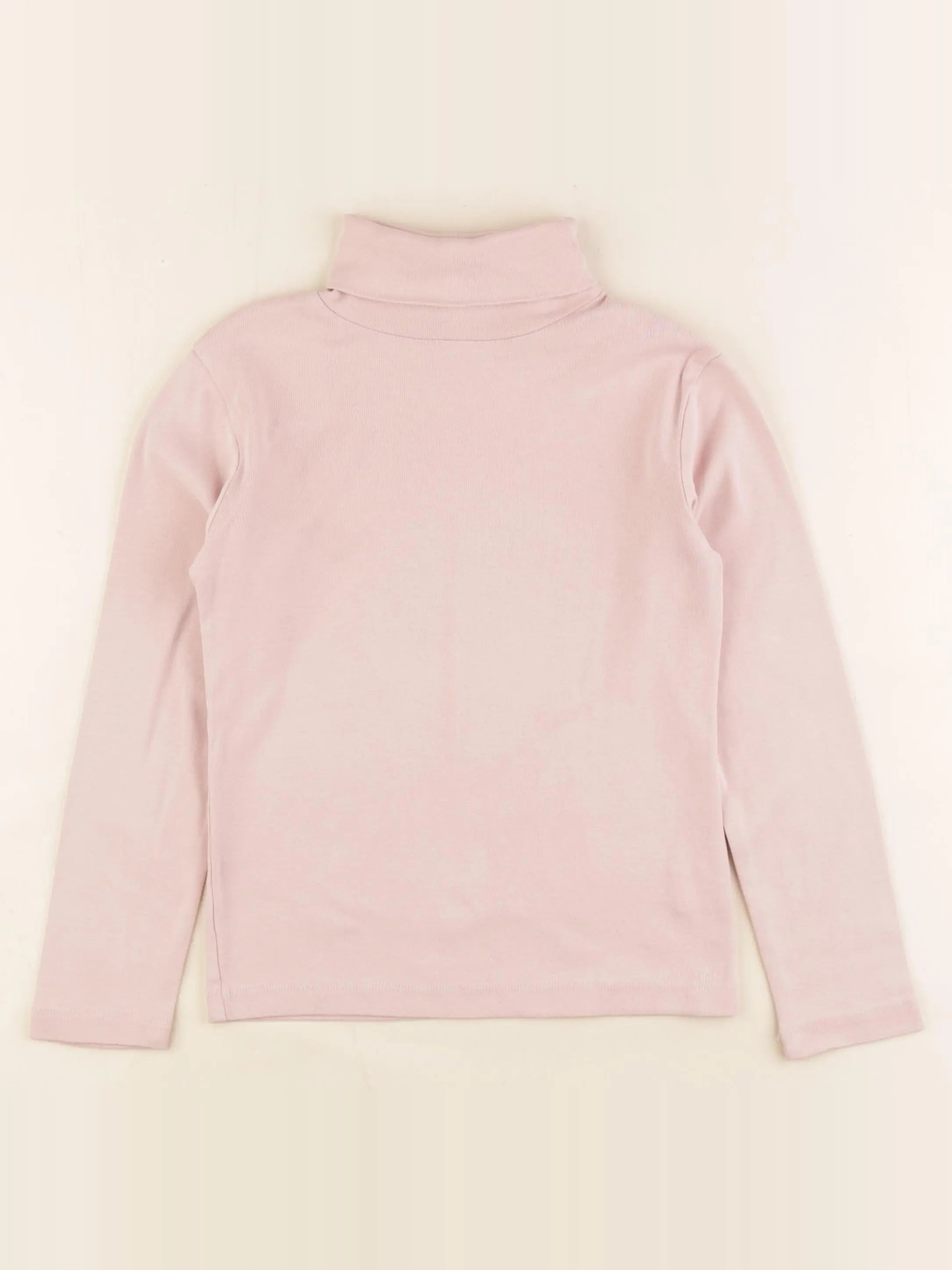 Monoprix - sous-pull rose - 8 ans