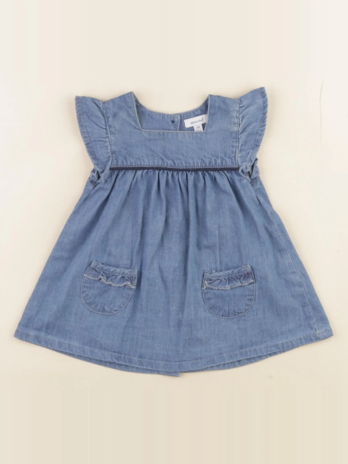 Absorba - robe bleu - 3 mois