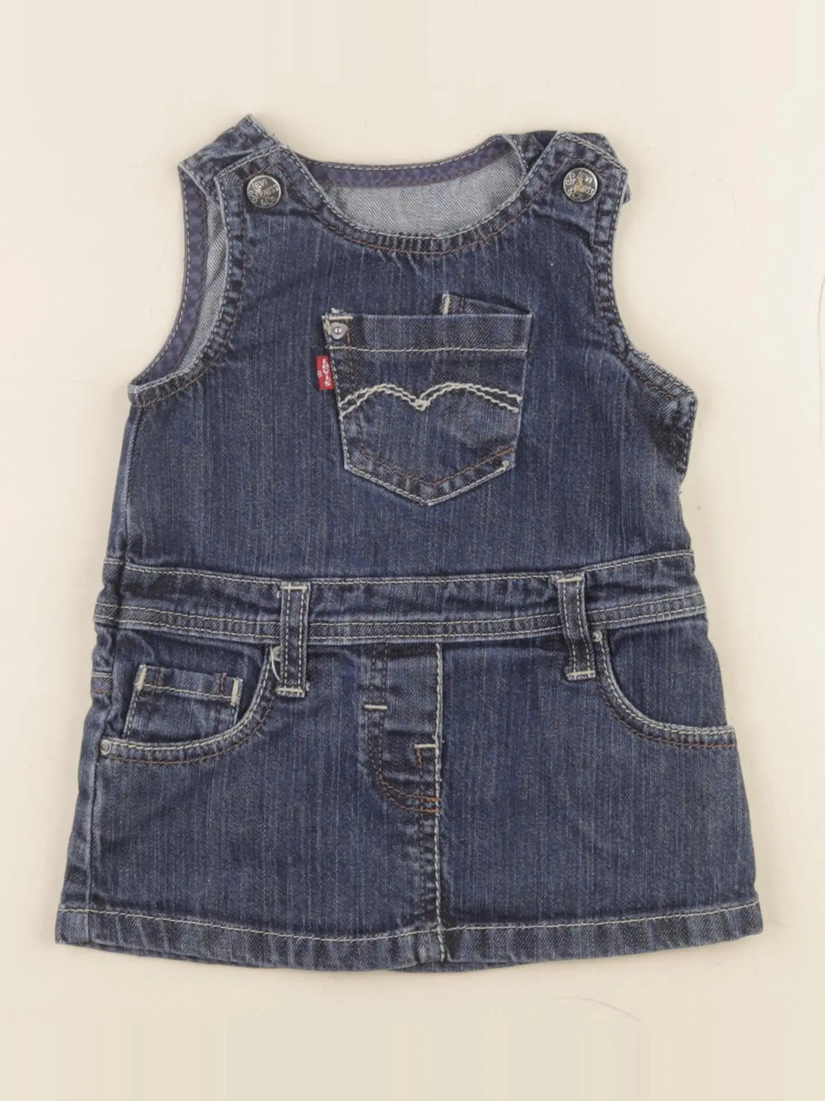 Levi's - robe bleu - 6 mois