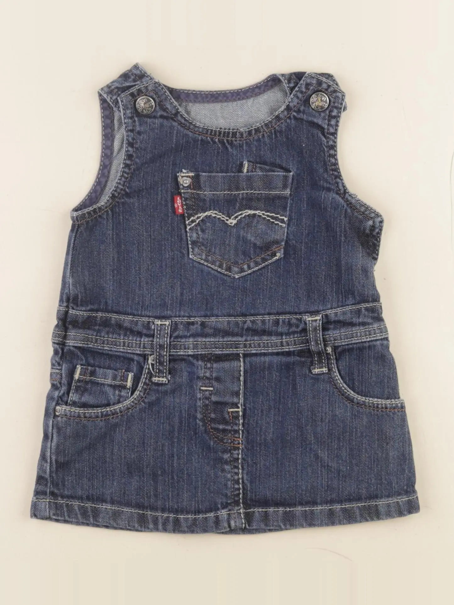 Levi's - robe bleu - 6 mois