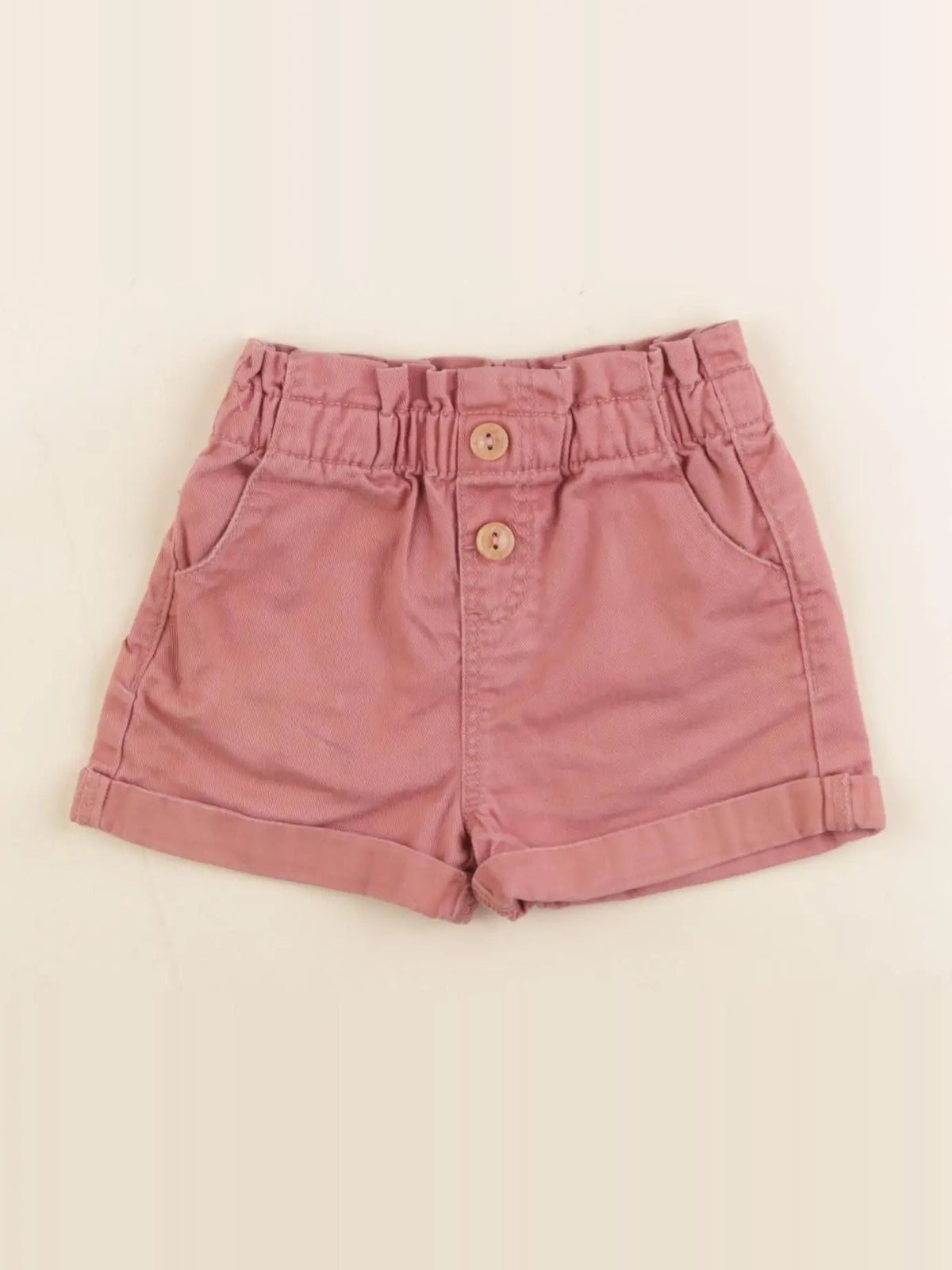 Vertbaudet - short rose - 12 mois