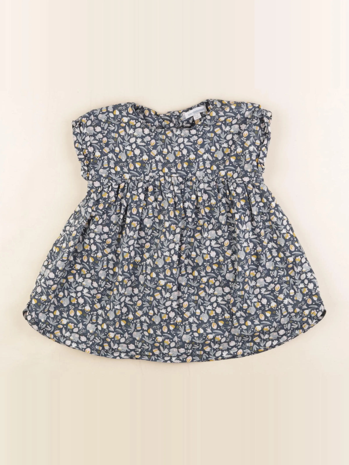 Vertbaudet - robe bleu - 36 mois