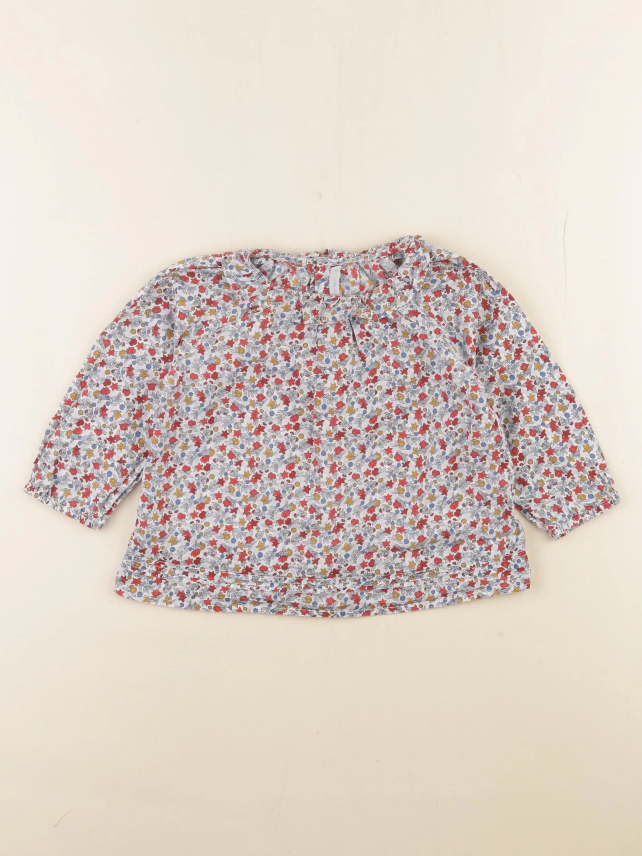 Boutchou - blouse multicolore - 18 mois