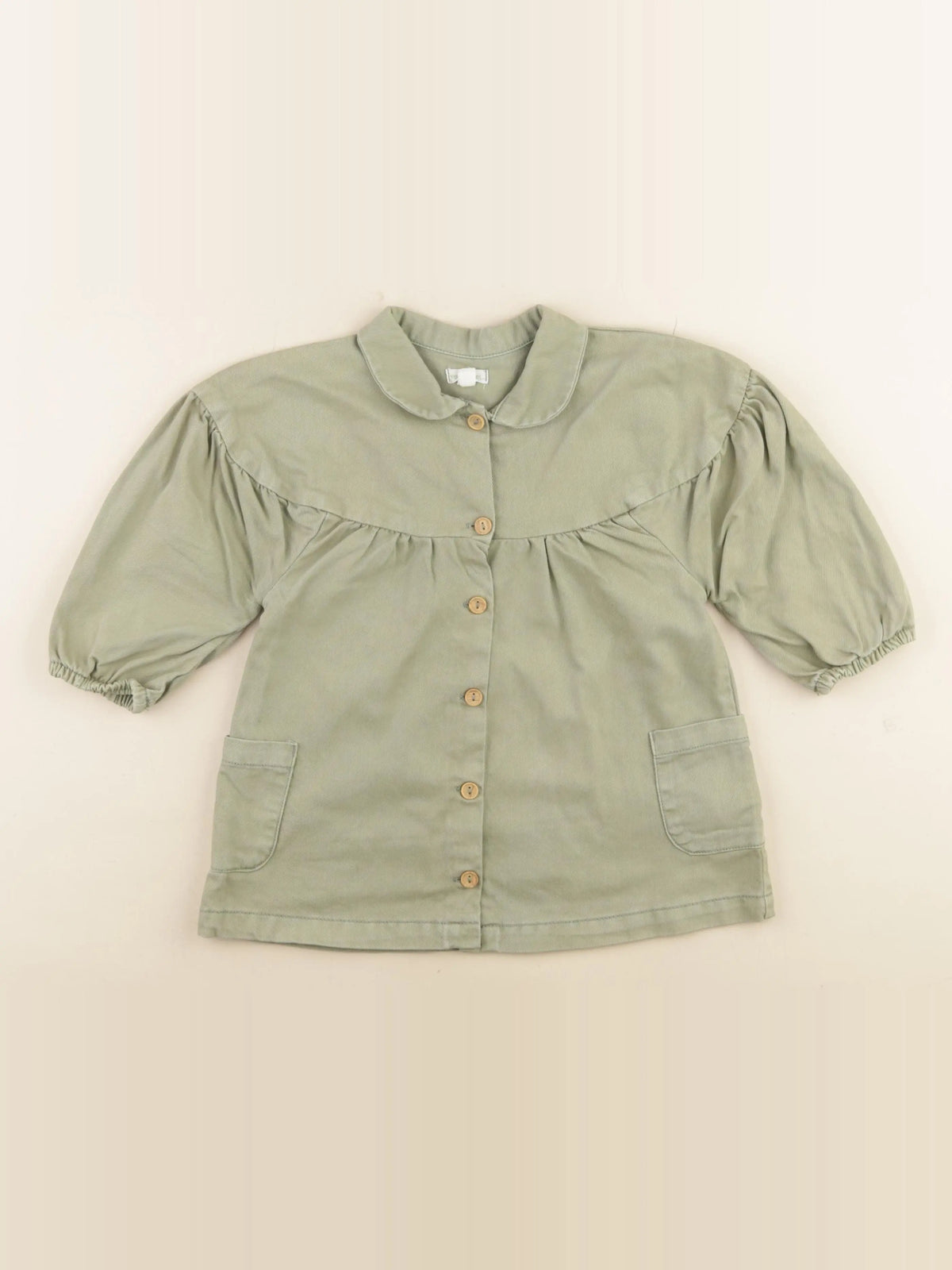 Vertbaudet - robe vert - 24 mois