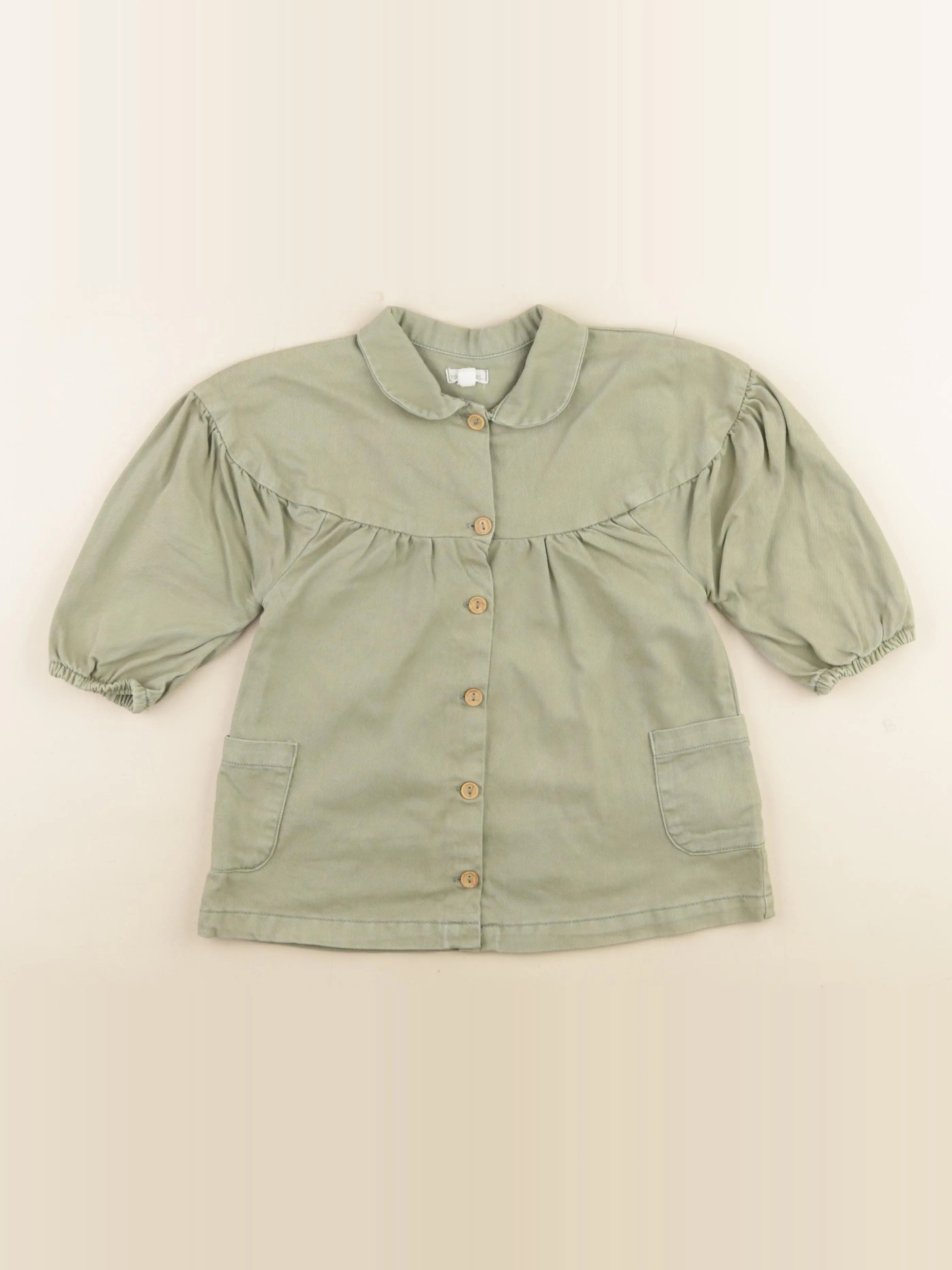 Vertbaudet - robe vert - 24 mois