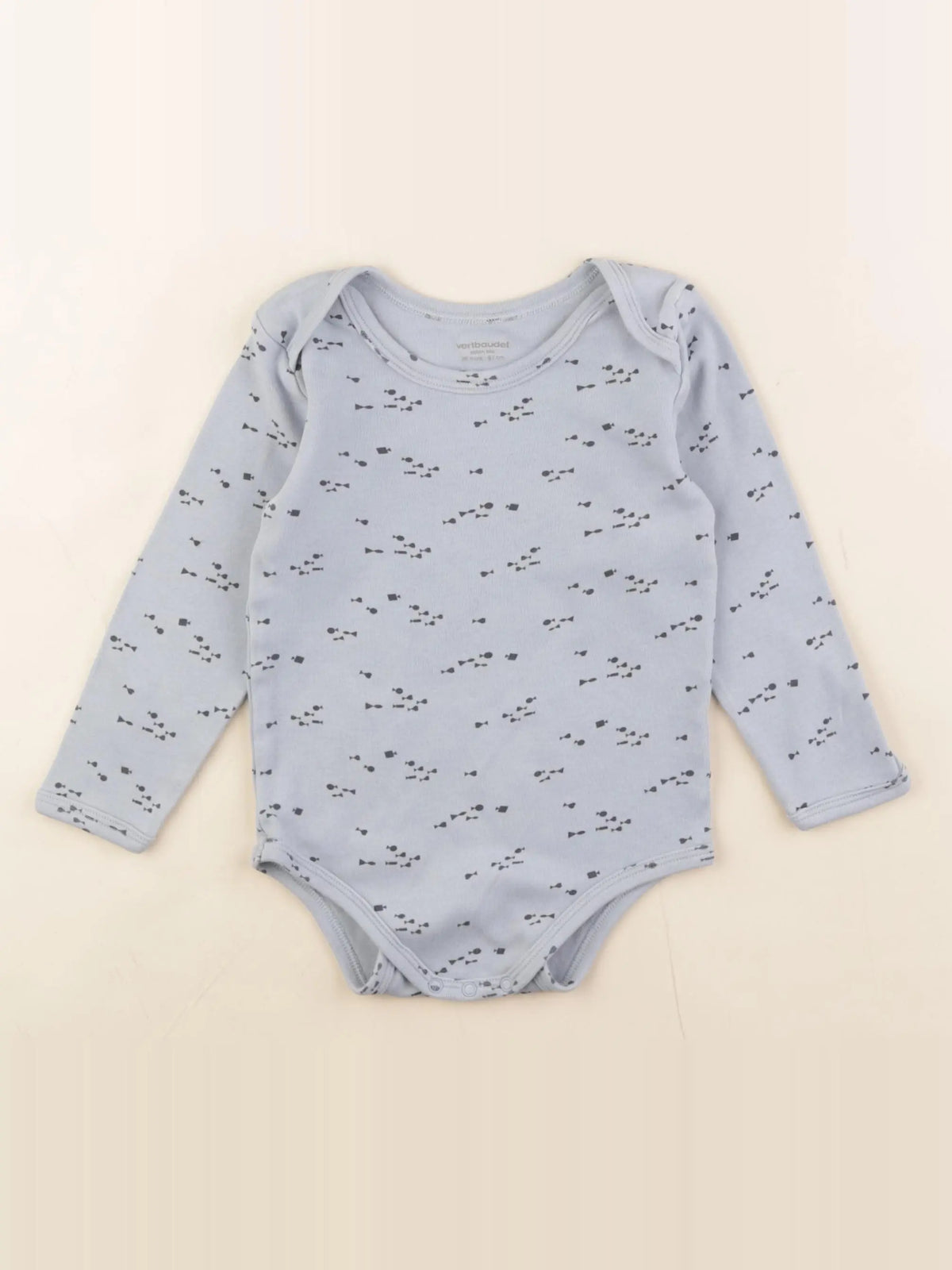 Vertbaudet - body bleu - 36 mois