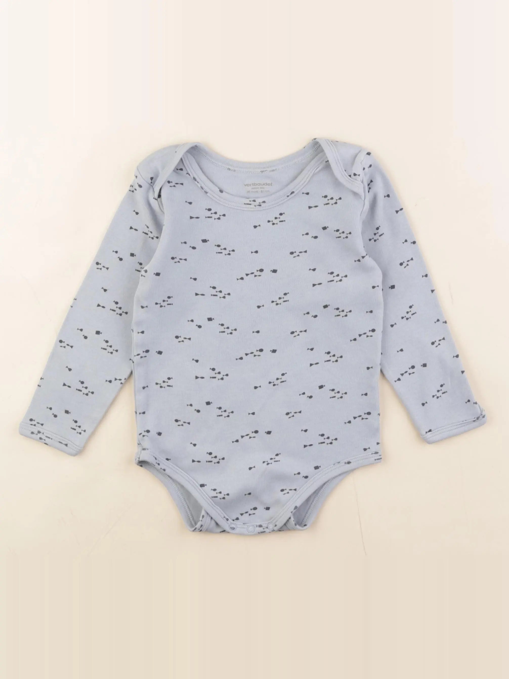 Vertbaudet - body bleu - 36 mois