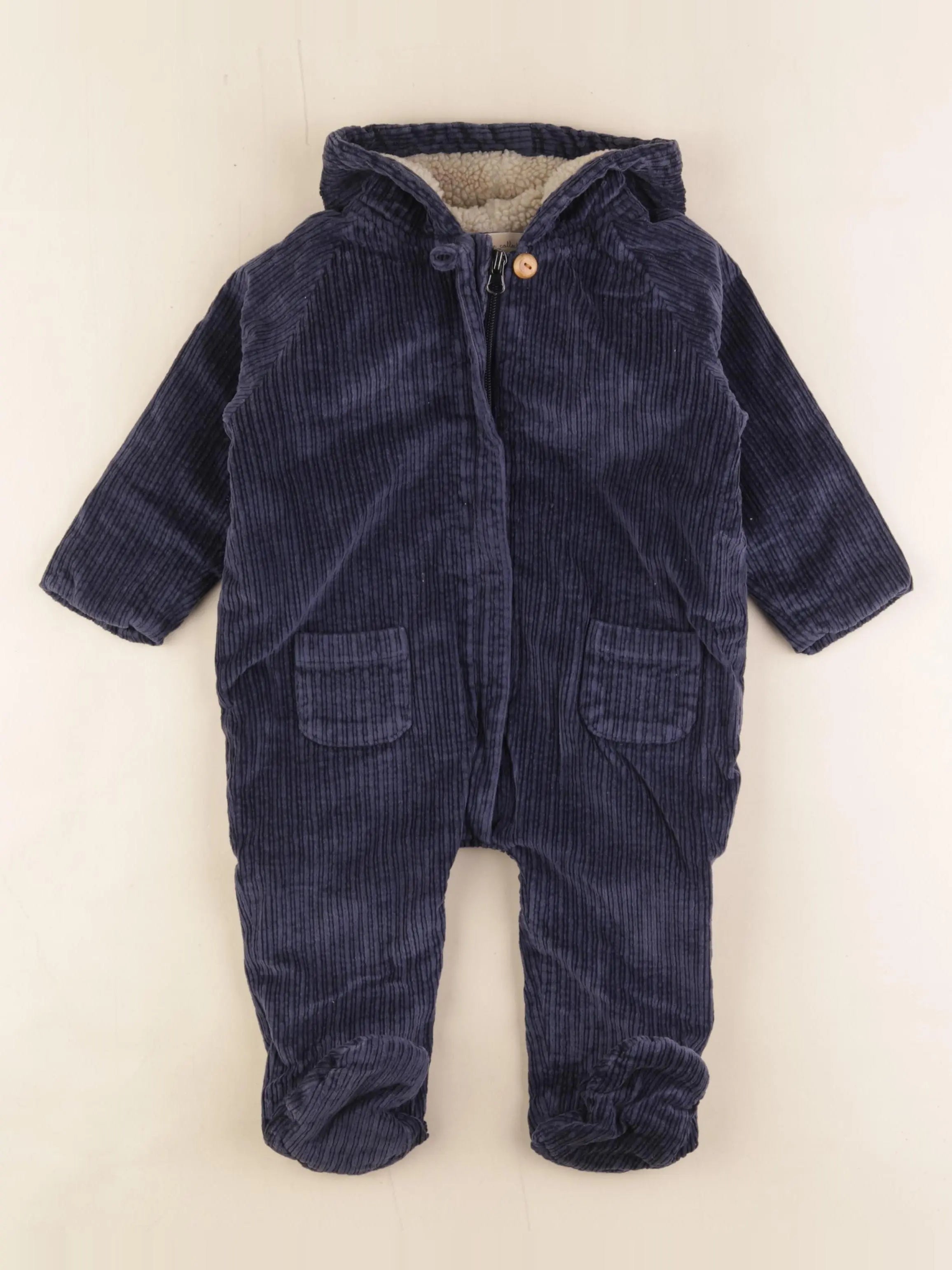 La Petite Collection - combi-pilote bleu - 12 mois