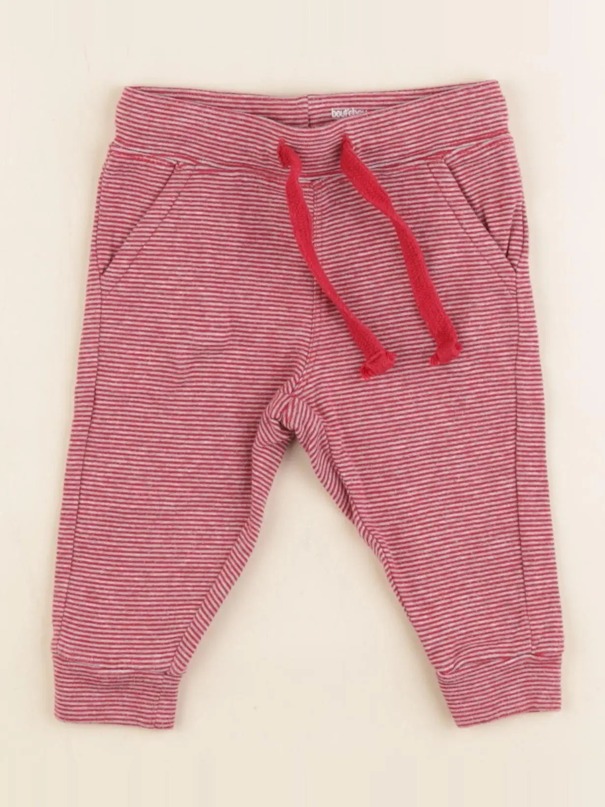 Boutchou - jogging rouge - 6 mois
